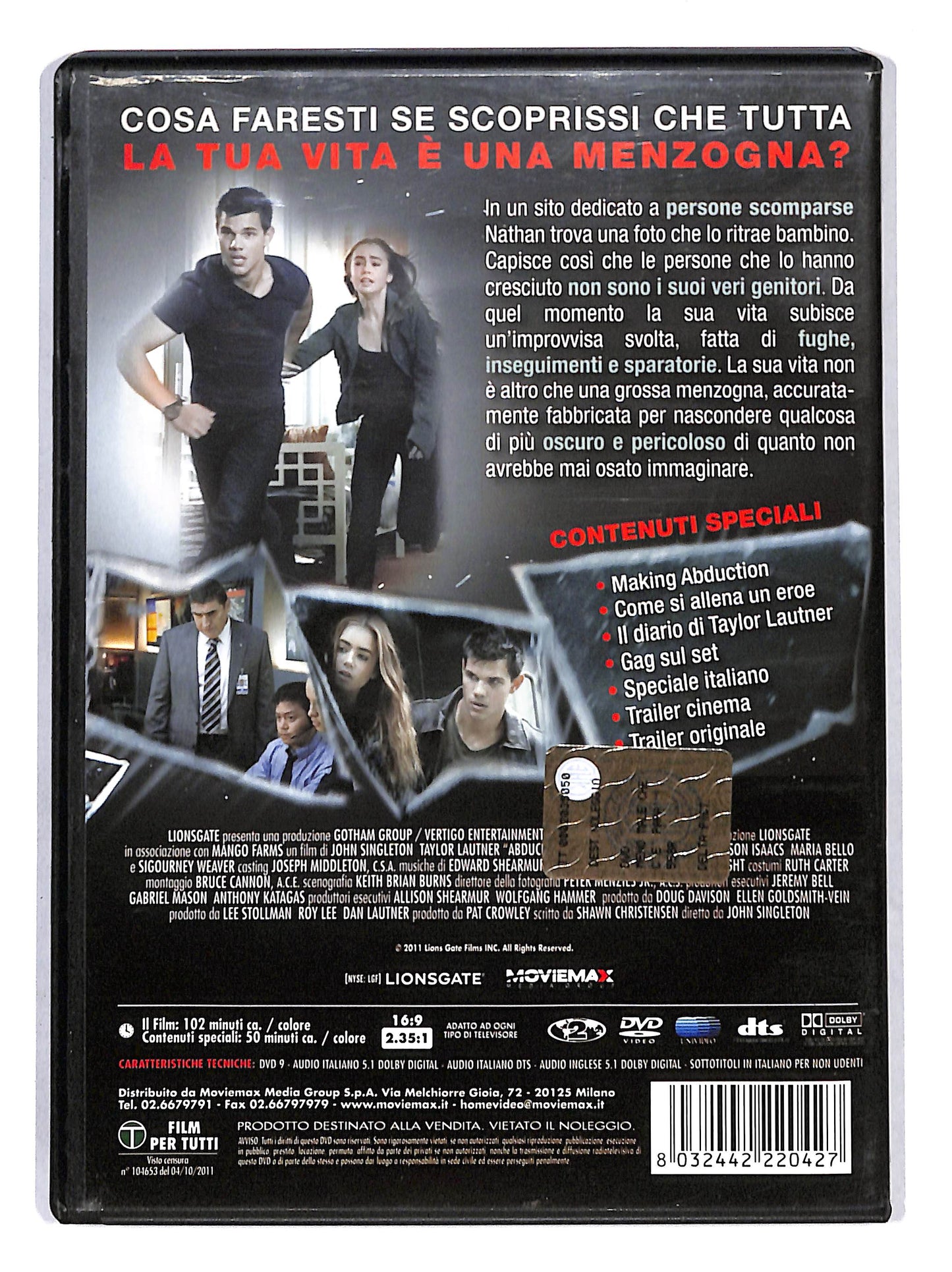 EBOND Abduction - Riprenditi La Tua Vita DVD DB688113