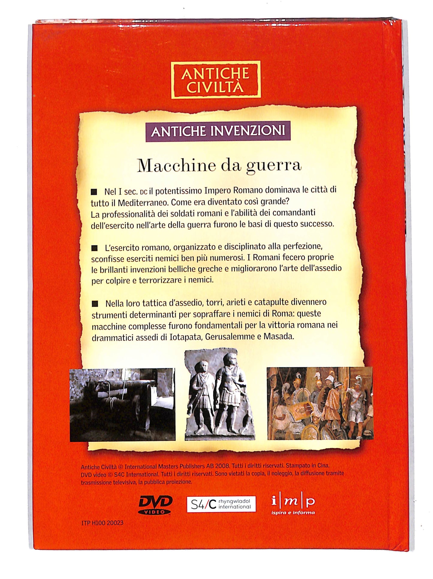 EBOND Macchine da Guerra Roma alla conquista del mondo DVD DB688160