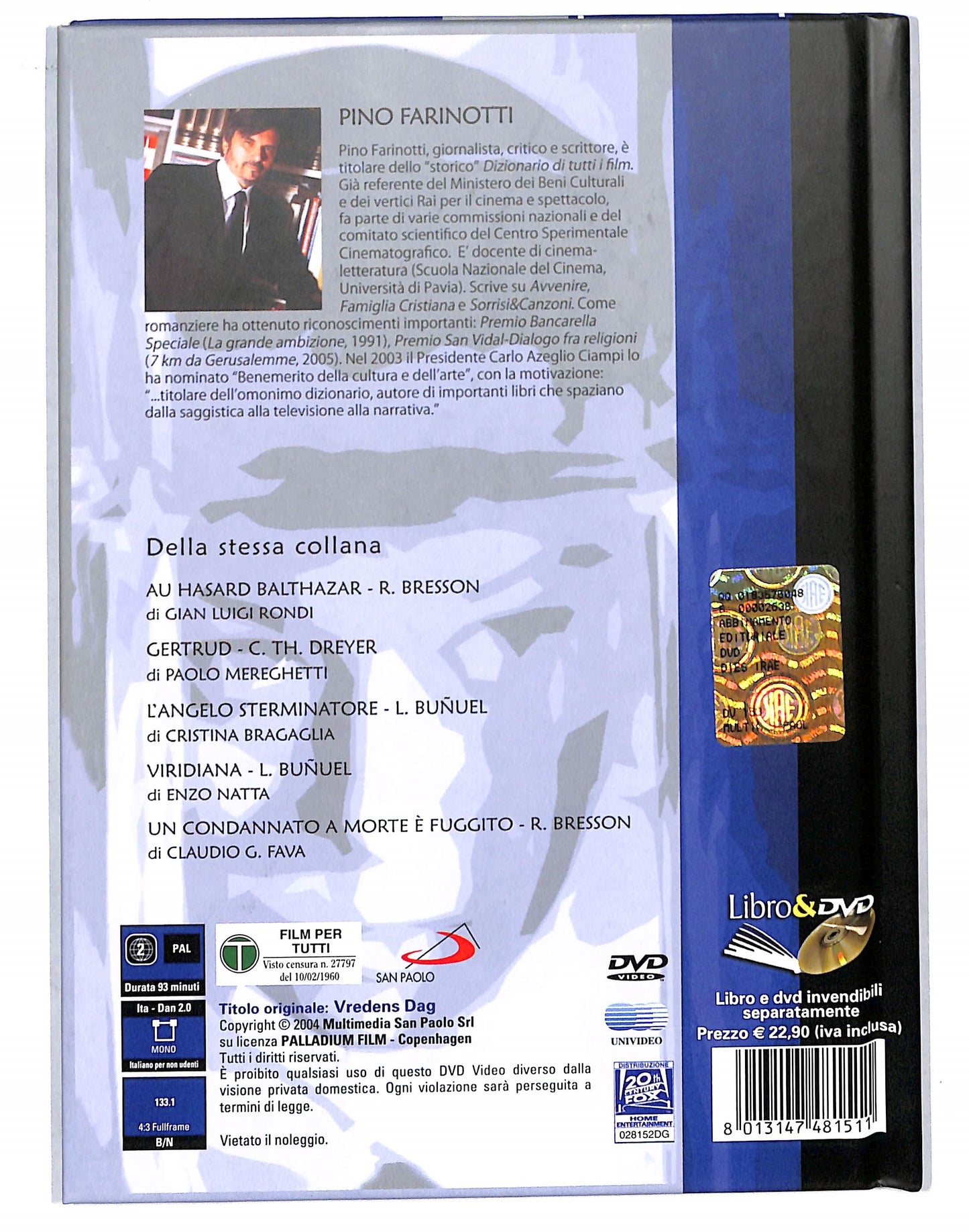 EBOND Dies irae EDITORIALE DVD DB688182