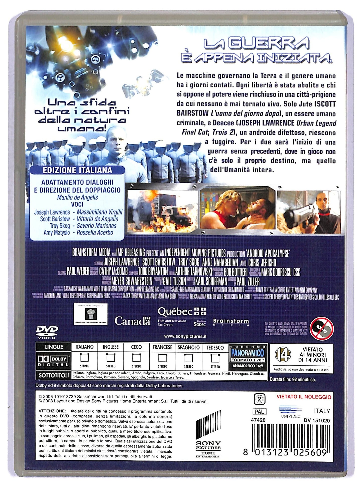 EBOND Android Apocalypse - La rivolta degli androidi NOLEGGIO DVD DB688310