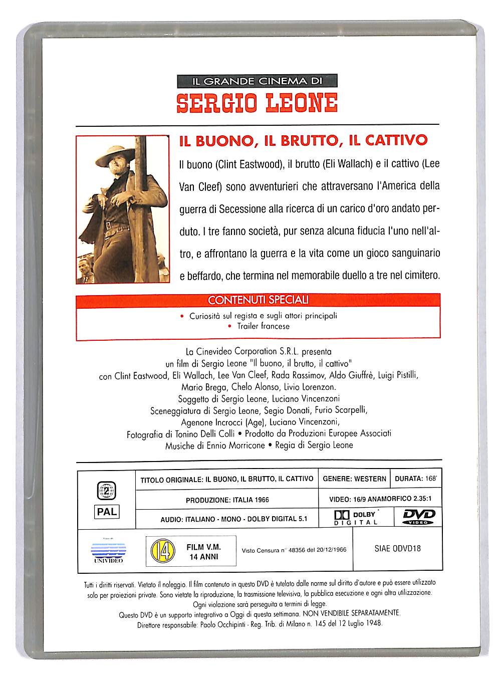 EBOND Il Buono Il Brutto E Il Cattivo EDITORIALE DVD DB688610