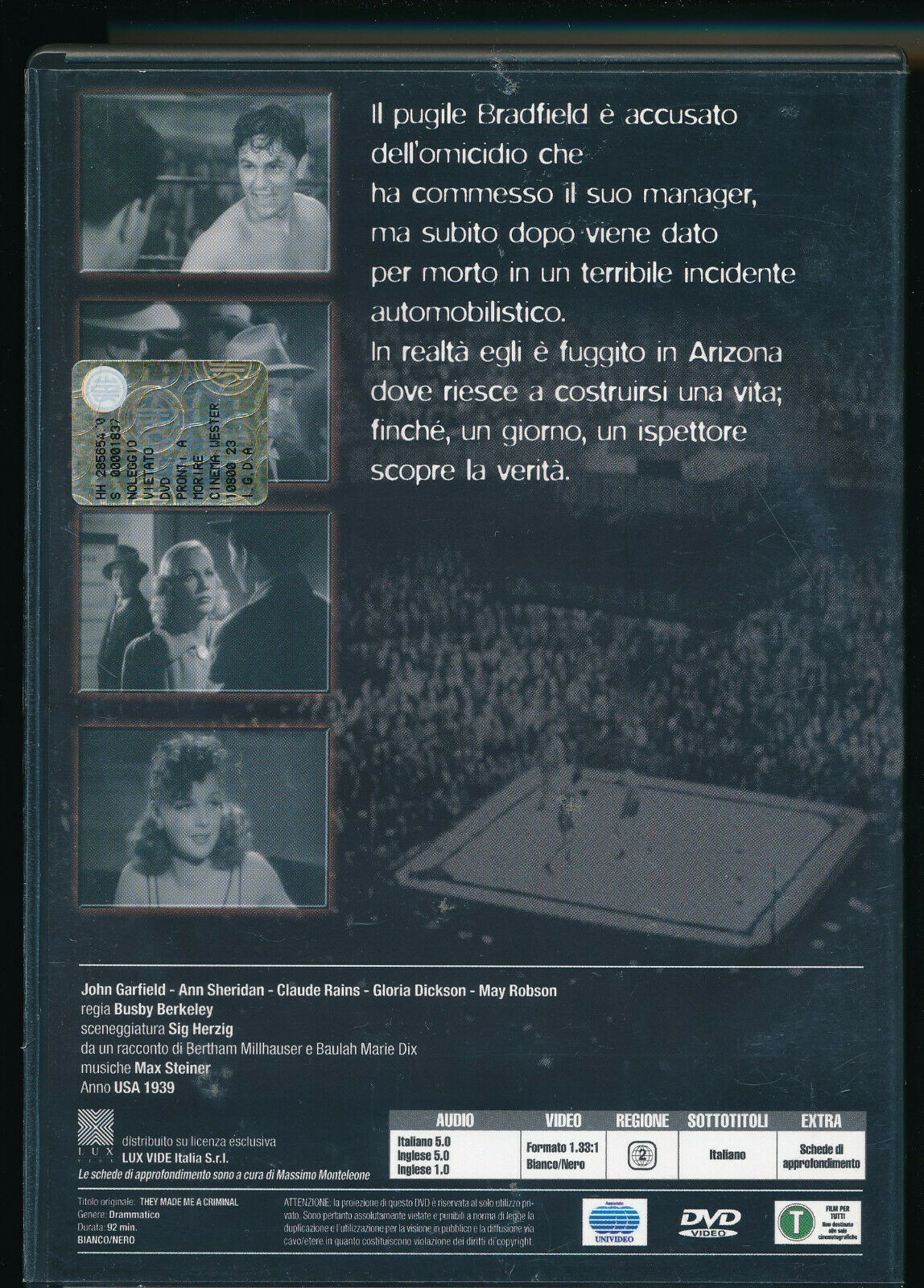 EBOND Hanno Fatto Di Me Un Criminale DVD DB688740