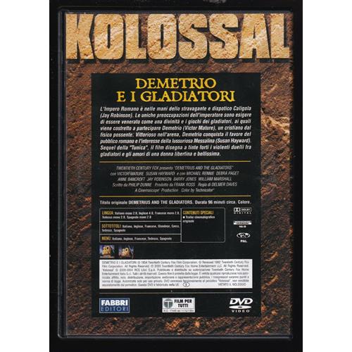 EBOND Demetrio e i Gladiatori Kolossal Editoriale DVD DB688963