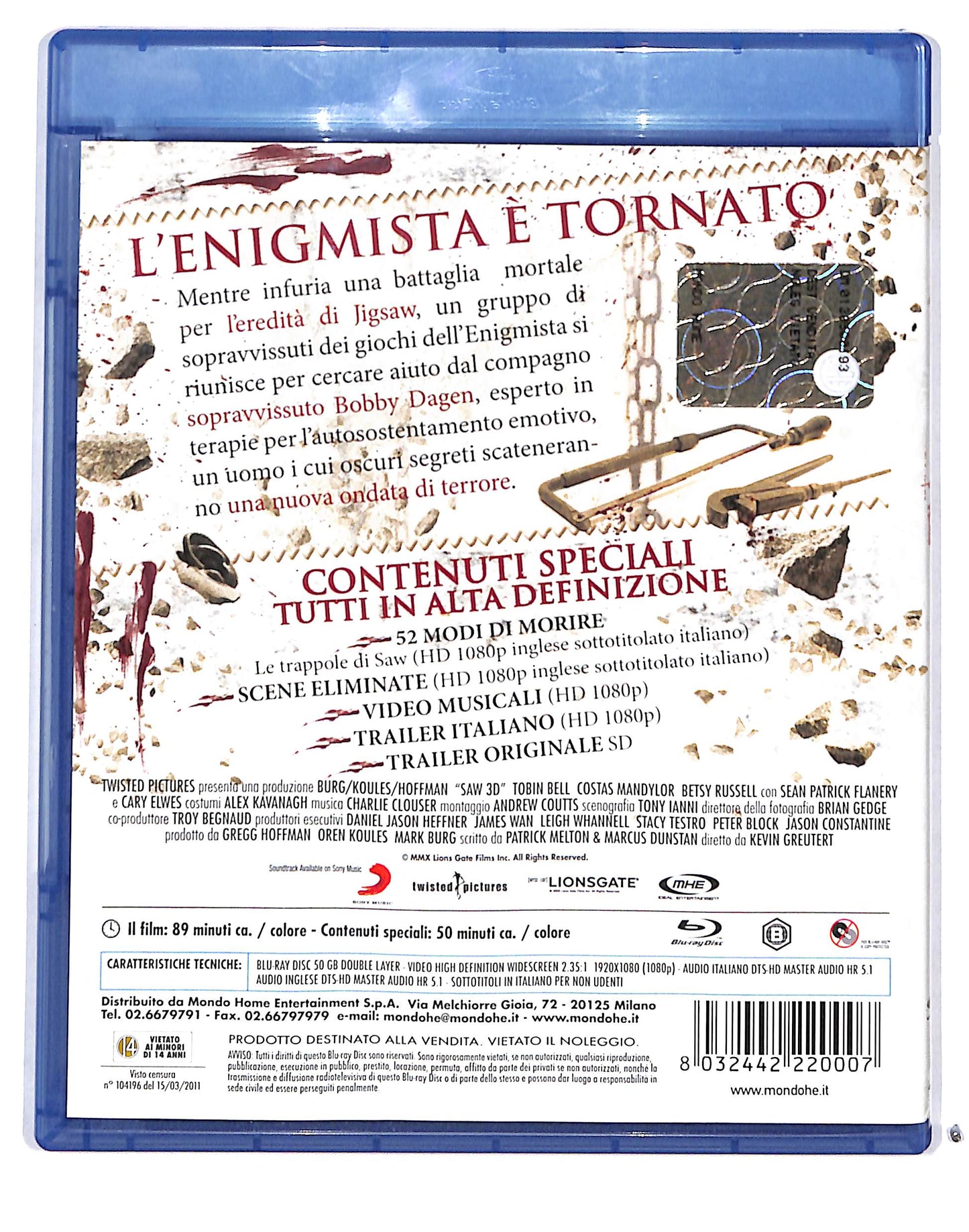 EBOND Saw - Il capitolo finale BLURAY DB689215