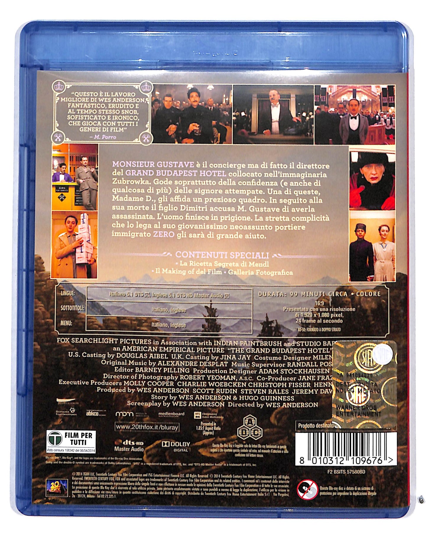 EBOND Grand budapest hotel BLURAY BLURAY DB689216