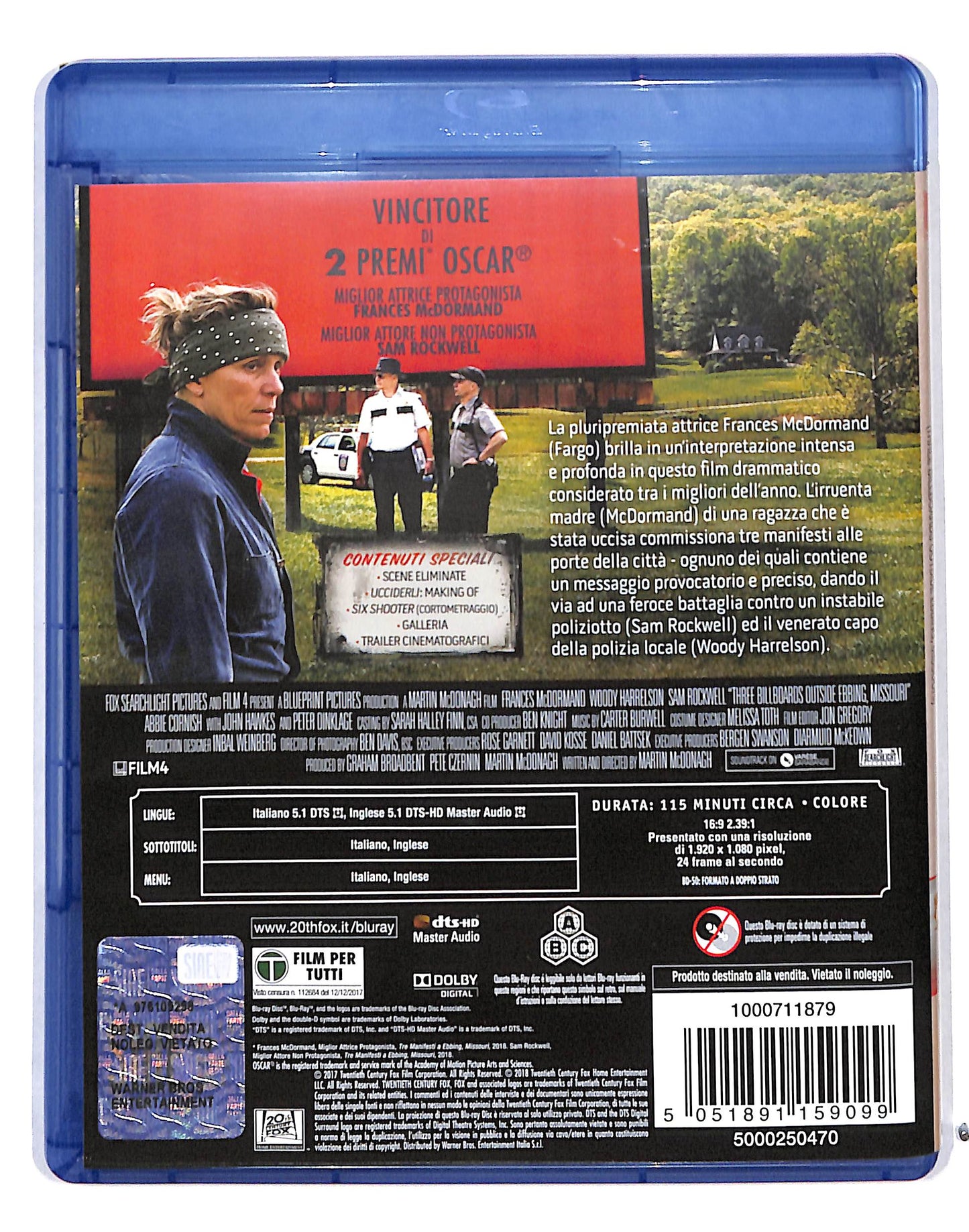 EBOND Tre Manifesti A Ebbing Missouri BLURAY BLURAY DB689219