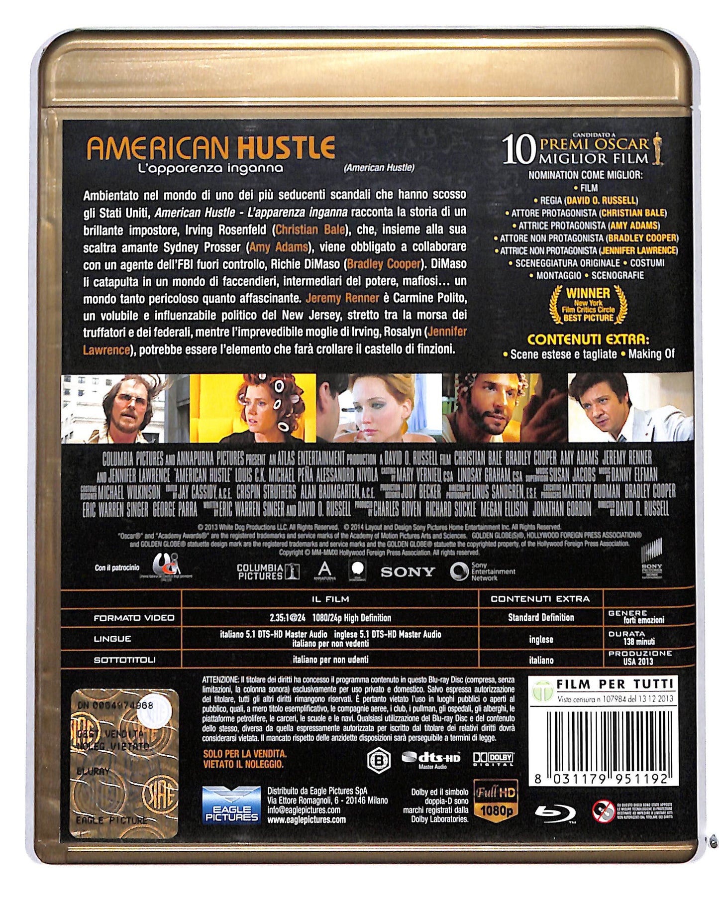 EBOND American Hustle BLURAY BLURAY DB689223