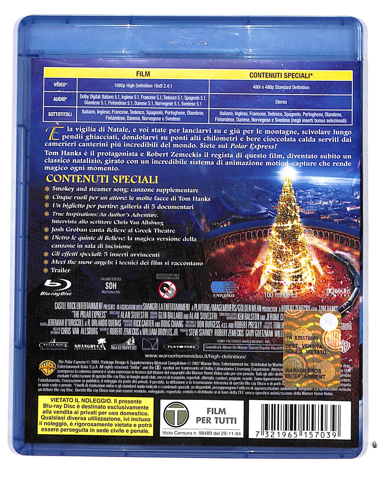 EBOND Polar express BLURAY BLURAY BLURAY BLURAY DB689236