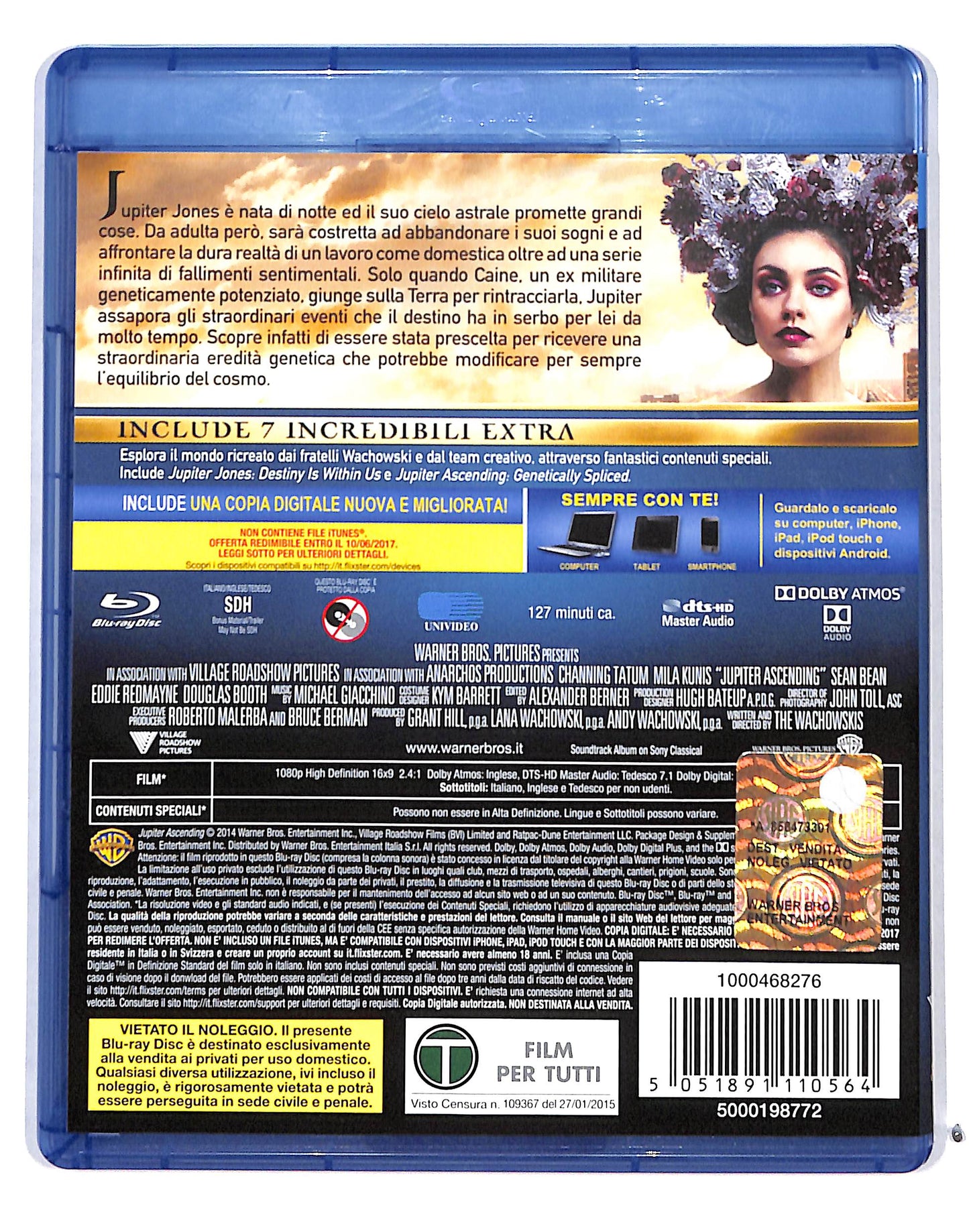 EBOND Jupiter - Il Destino Dell'universo BLURAY + Copia Digitale BLURAY DB689240