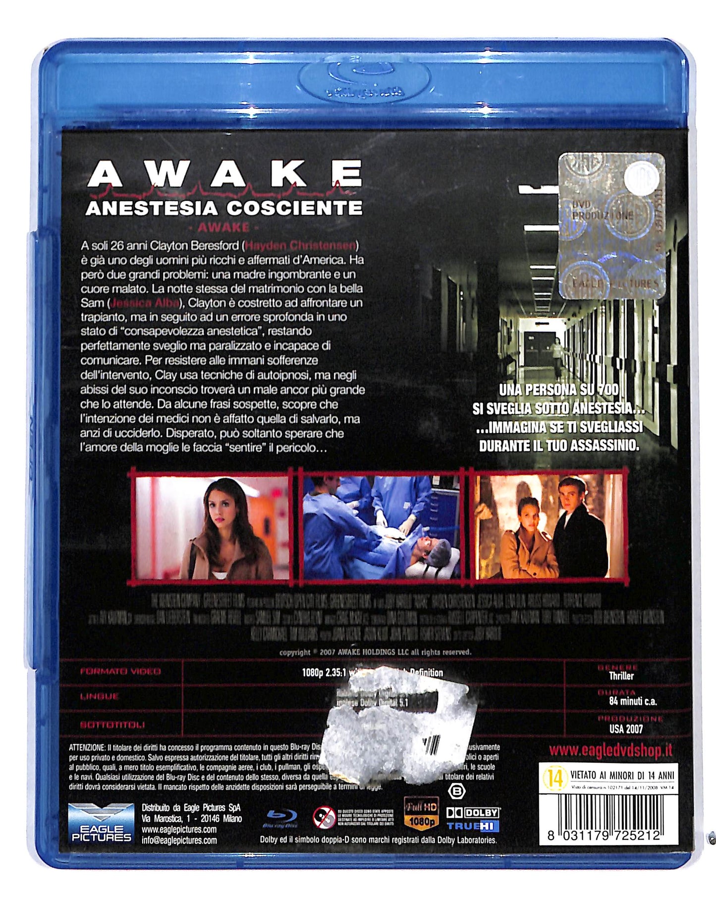 EBOND awake - anestesia cosciente BLURAY BLURAY DB689251