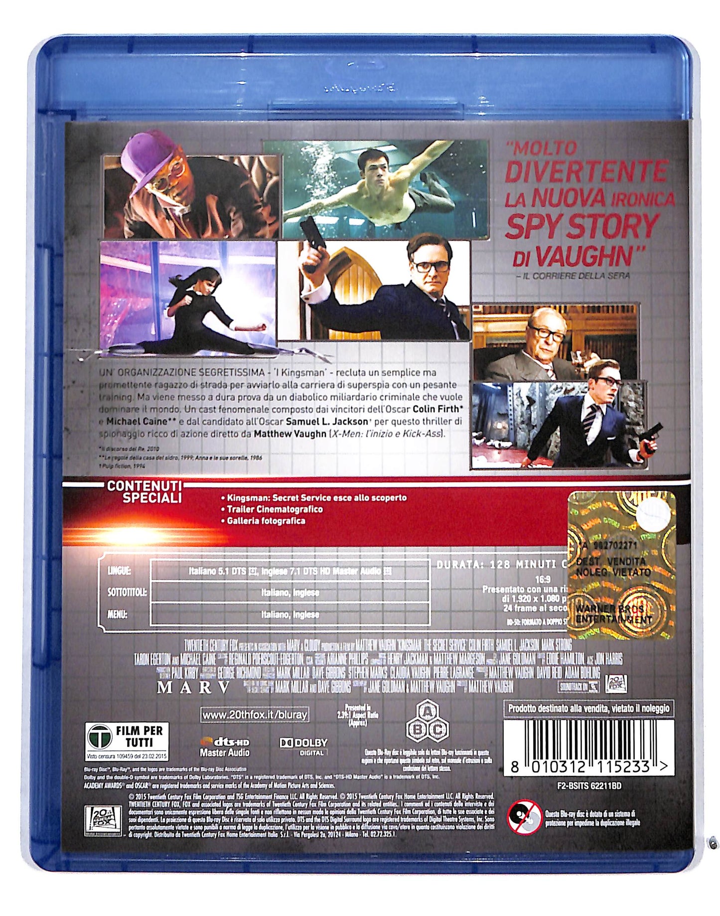 EBOND Kingsman - Secret Service BLURAY BLURAY DB689255