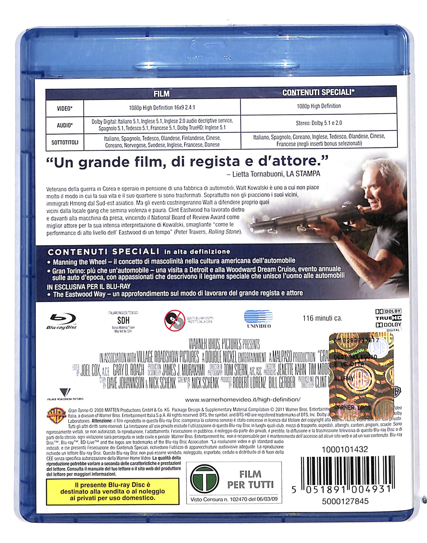EBOND Gran Torino BLURAY BLURAY DB689257