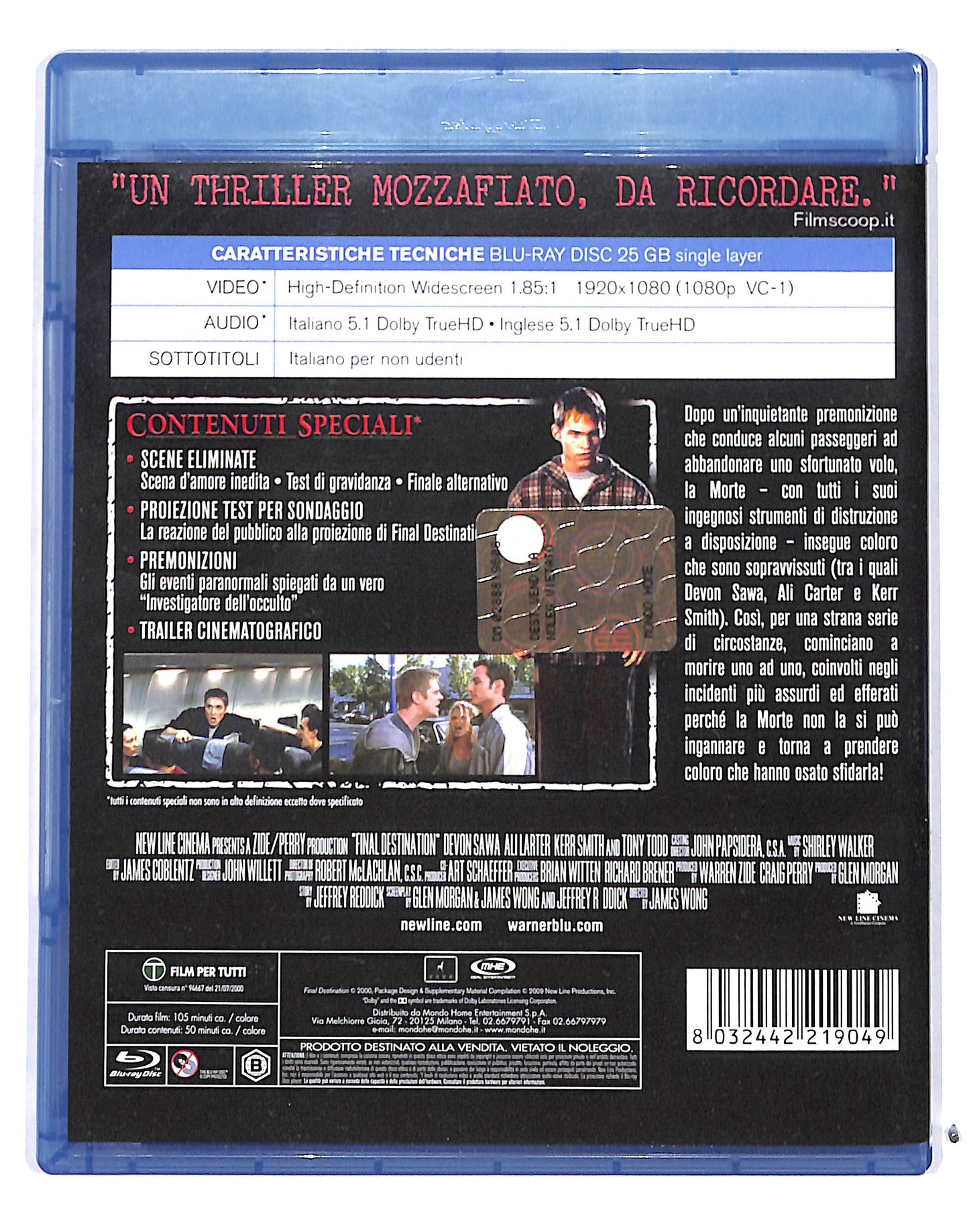EBOND Final Destination  BLURAY BLURAY DB689268