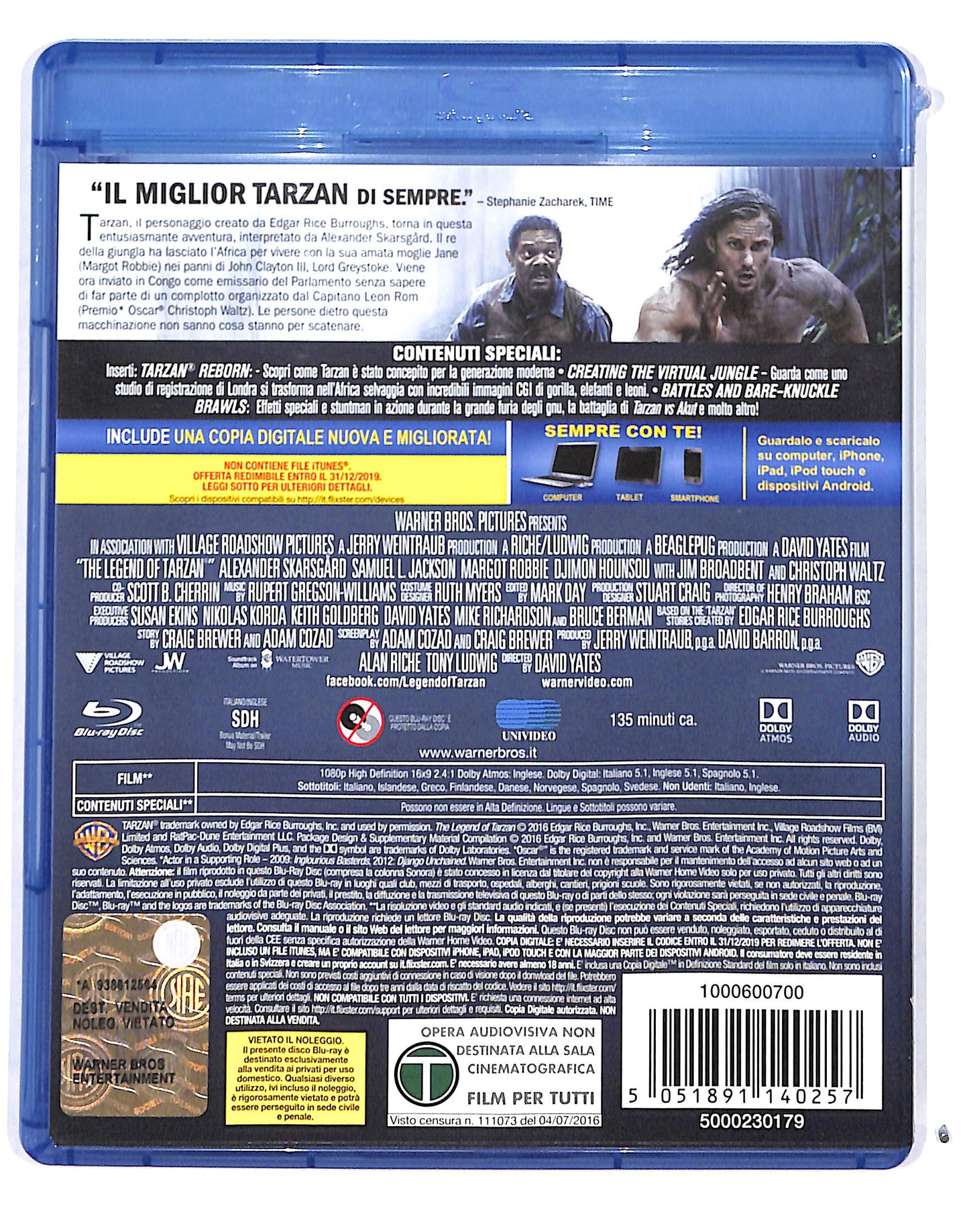 EBOND The Legend of Tarzan BLURAY BLURAY DB689277