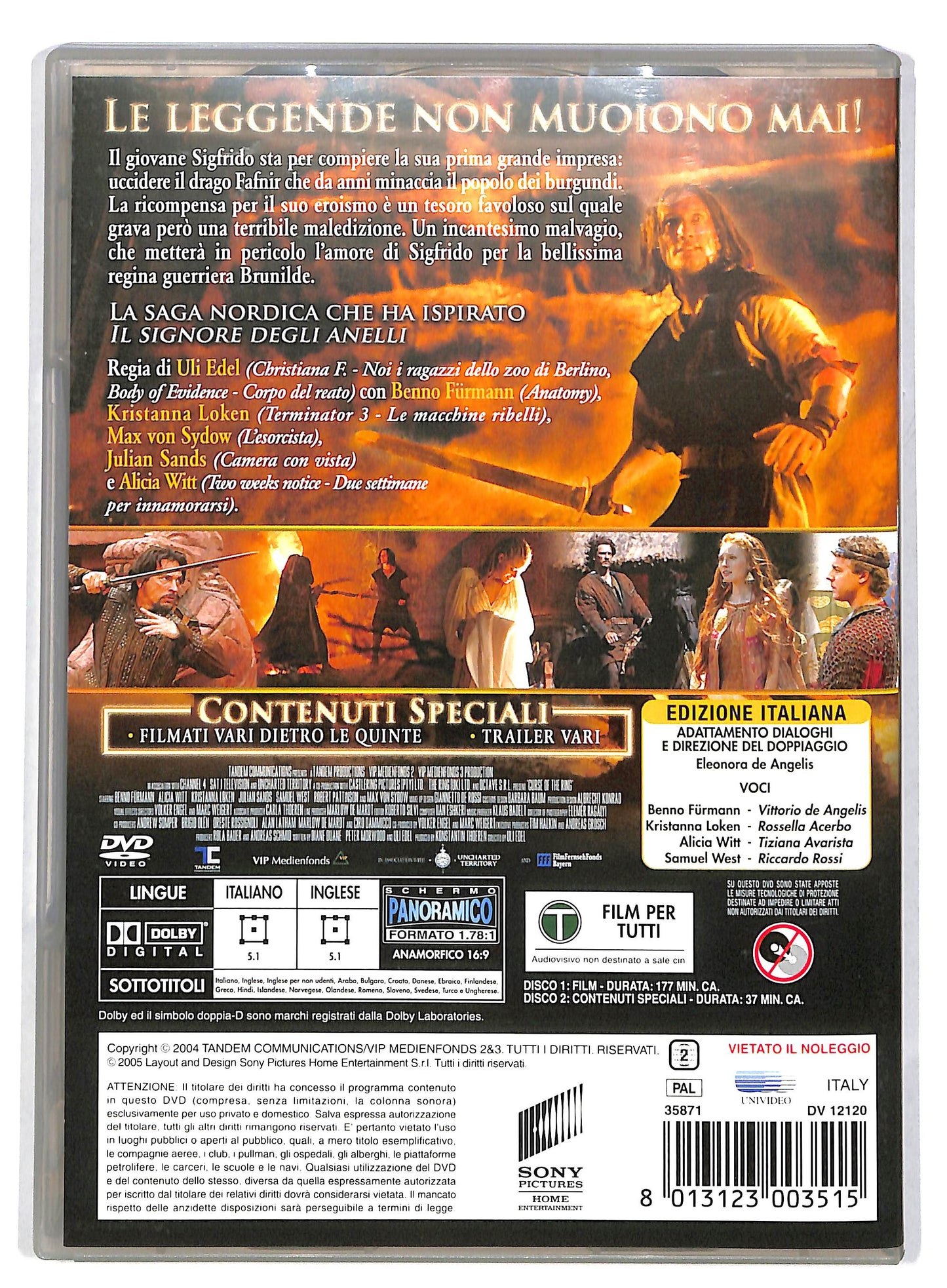 EBOND La saga dei Nibelunghi DVD DB689461
