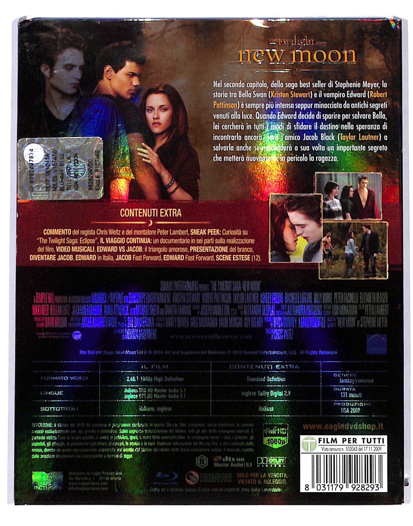 EBOND New Moon - The Twilight Saga (Special Edition) BLURAY BLURAY DB689601