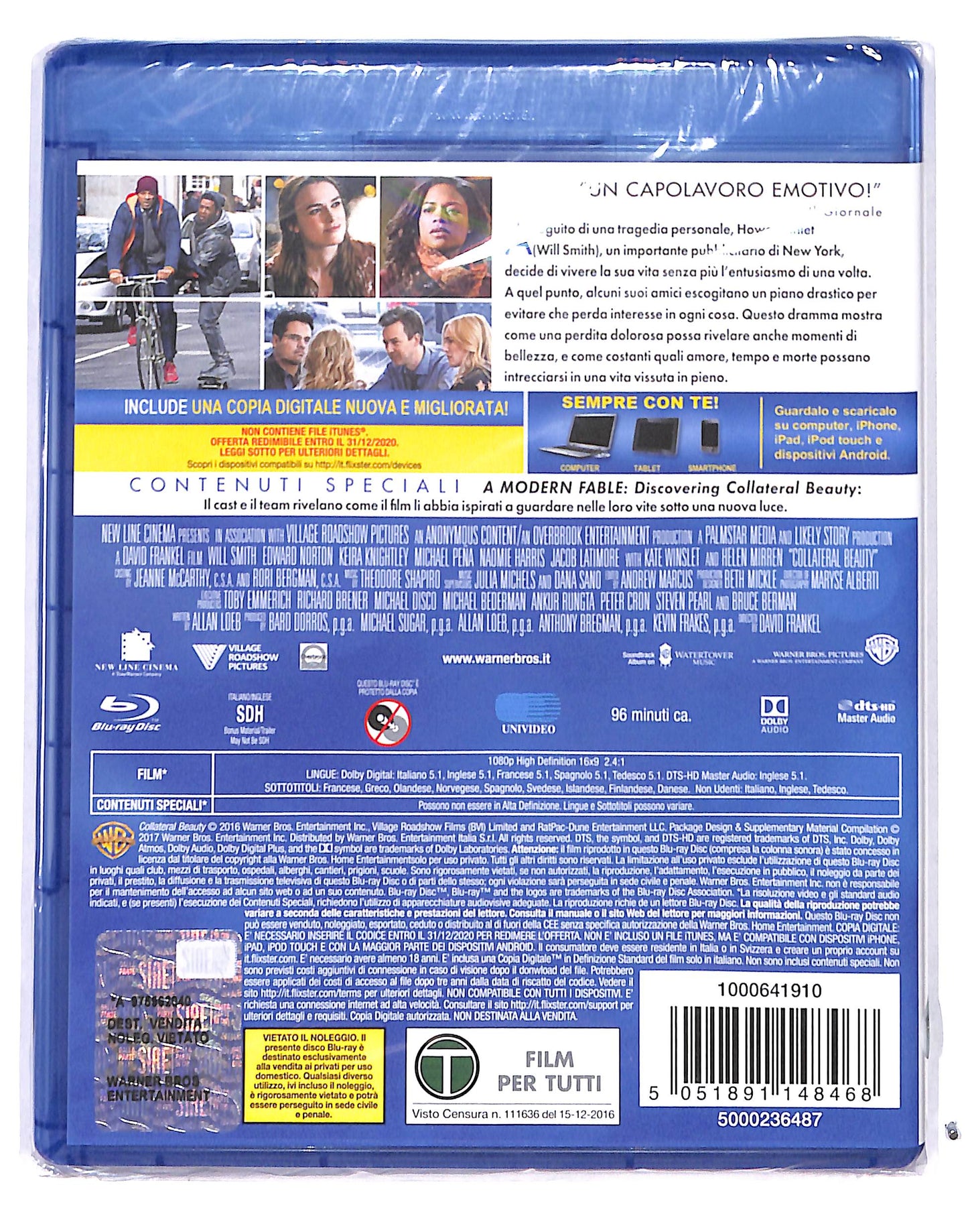 EBOND Collateral Beauty BLURAY + Copia Digitale BLURAY DB689611