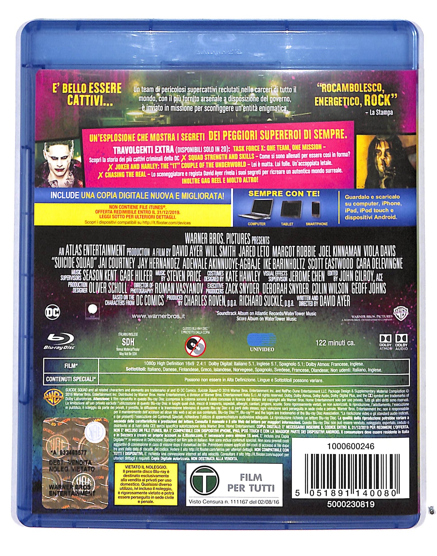 EBOND Suicide Squad BLURAY BLURAY DB689621