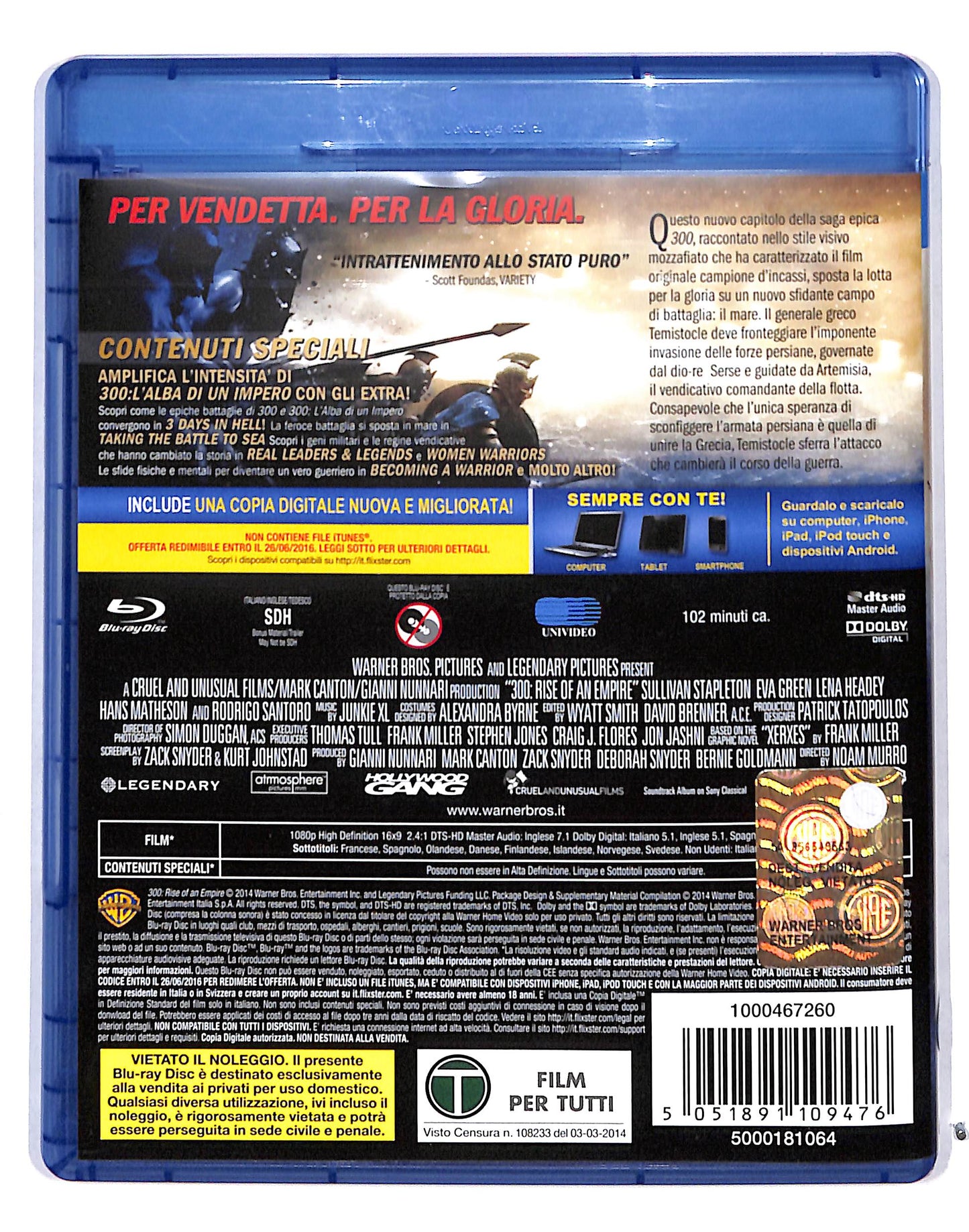 EBOND 300 L'alba di un Impero BLURAY + Copia Digitale BLURAY DB689622