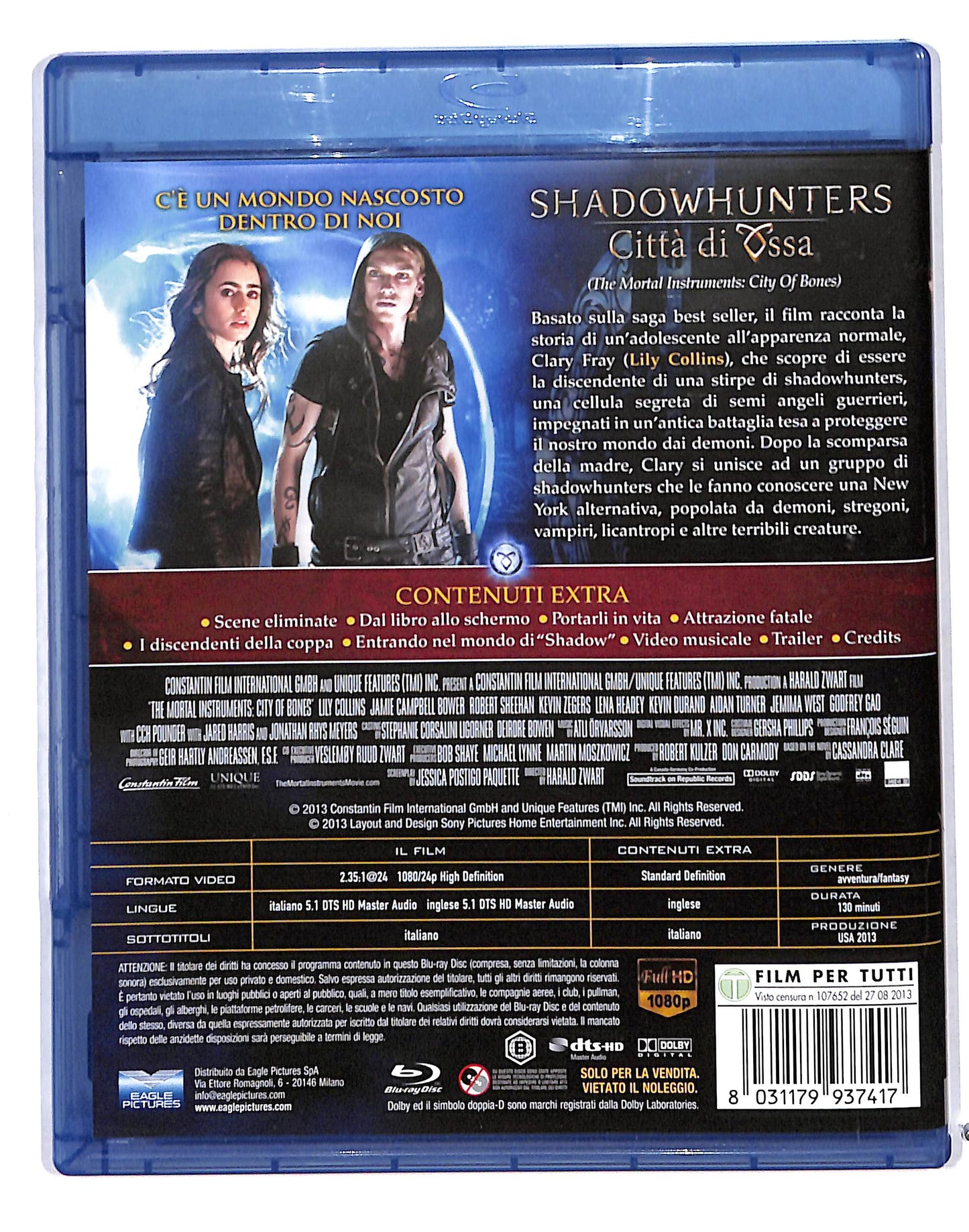 EBOND Shadowhunters - Citta di ossa BLURAY BLURAY DB689625