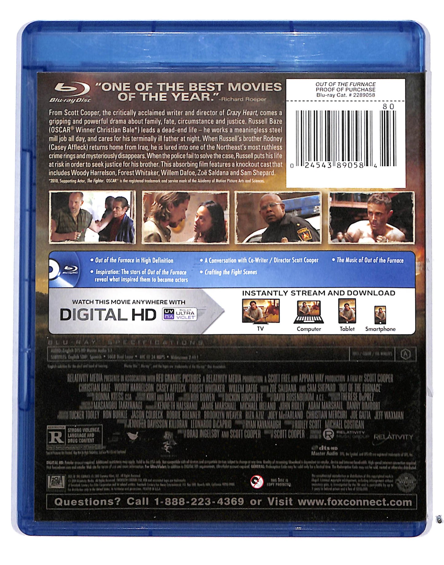 EBOND Out Of The Furnace Edizione USA BLURAY+ DIGITAL COPY BLURAY DB689626