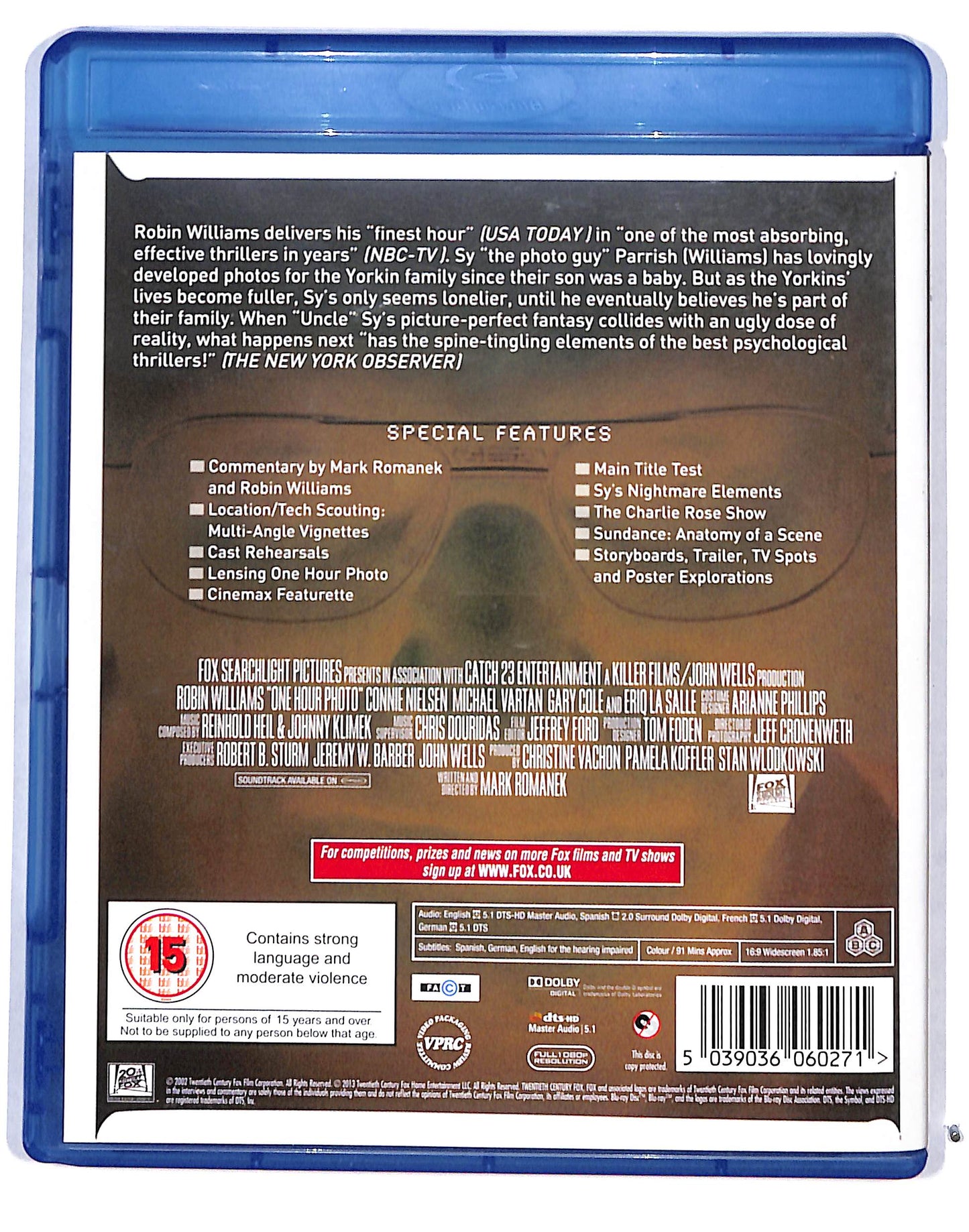 EBOND One Hour Photo Edizione UK BLURAY DB689632