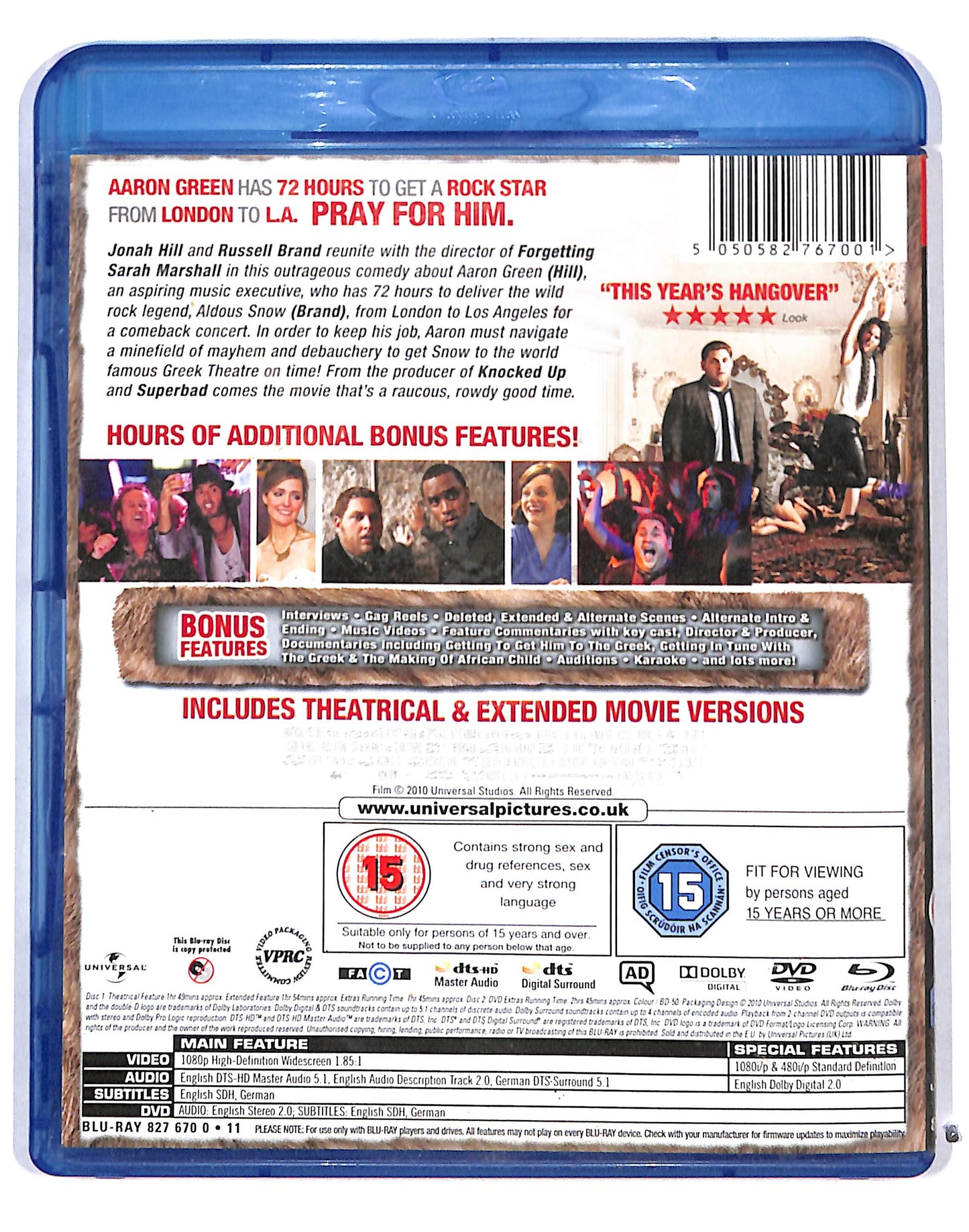 EBOND Get Him to the Greek Extended Party Edition BLURAY DB689637