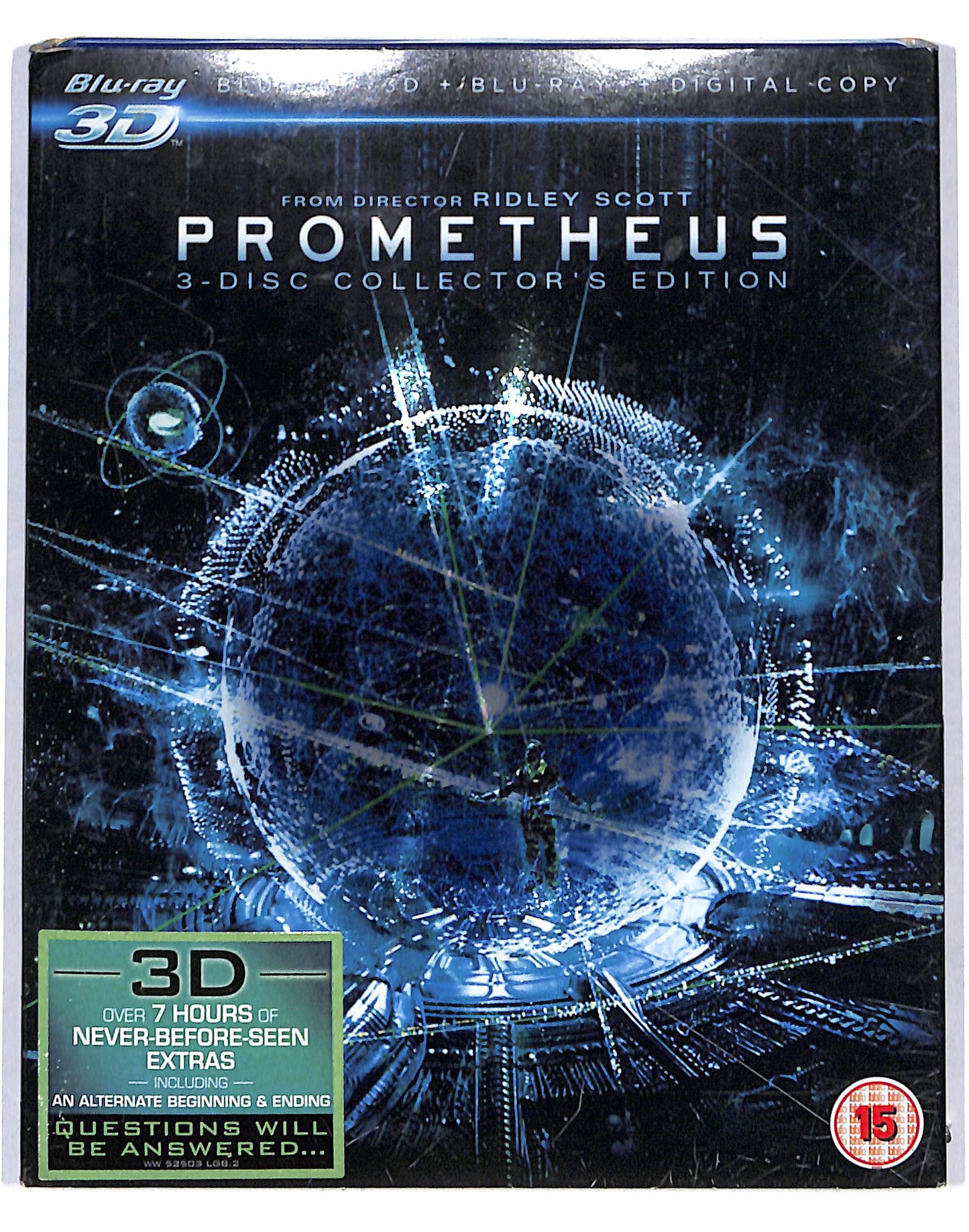 EBOND Prometheus BLURAY 3D+ BLURAY +DIGITAL COPY - UK EDITION BLURAY DB689640