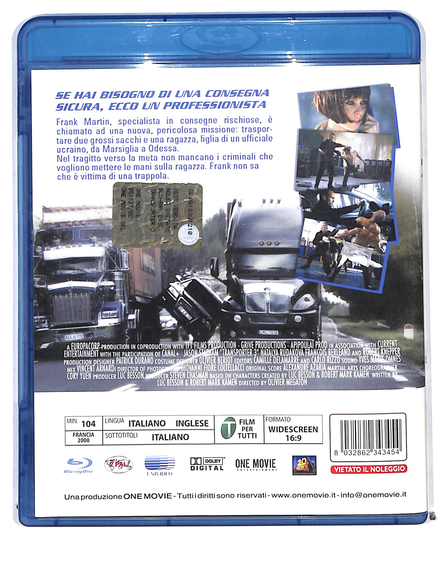 EBOND Transporter 3 BLURAY  BLURAY DB689651