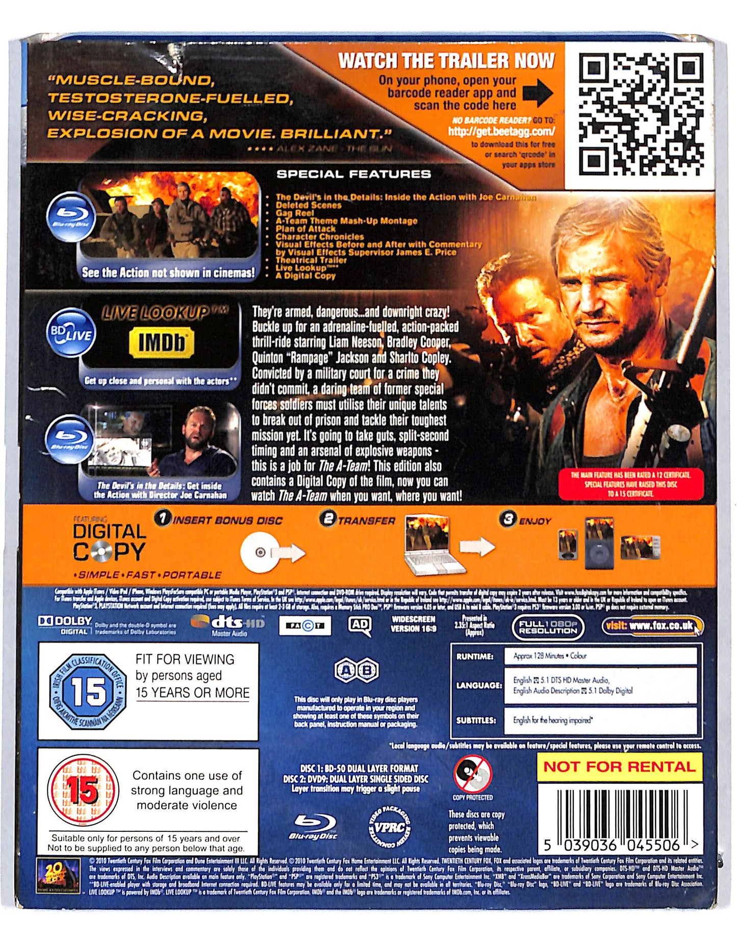 EBOND A-Team Edizione Regno Unito BLURAY BLURAY DB689657