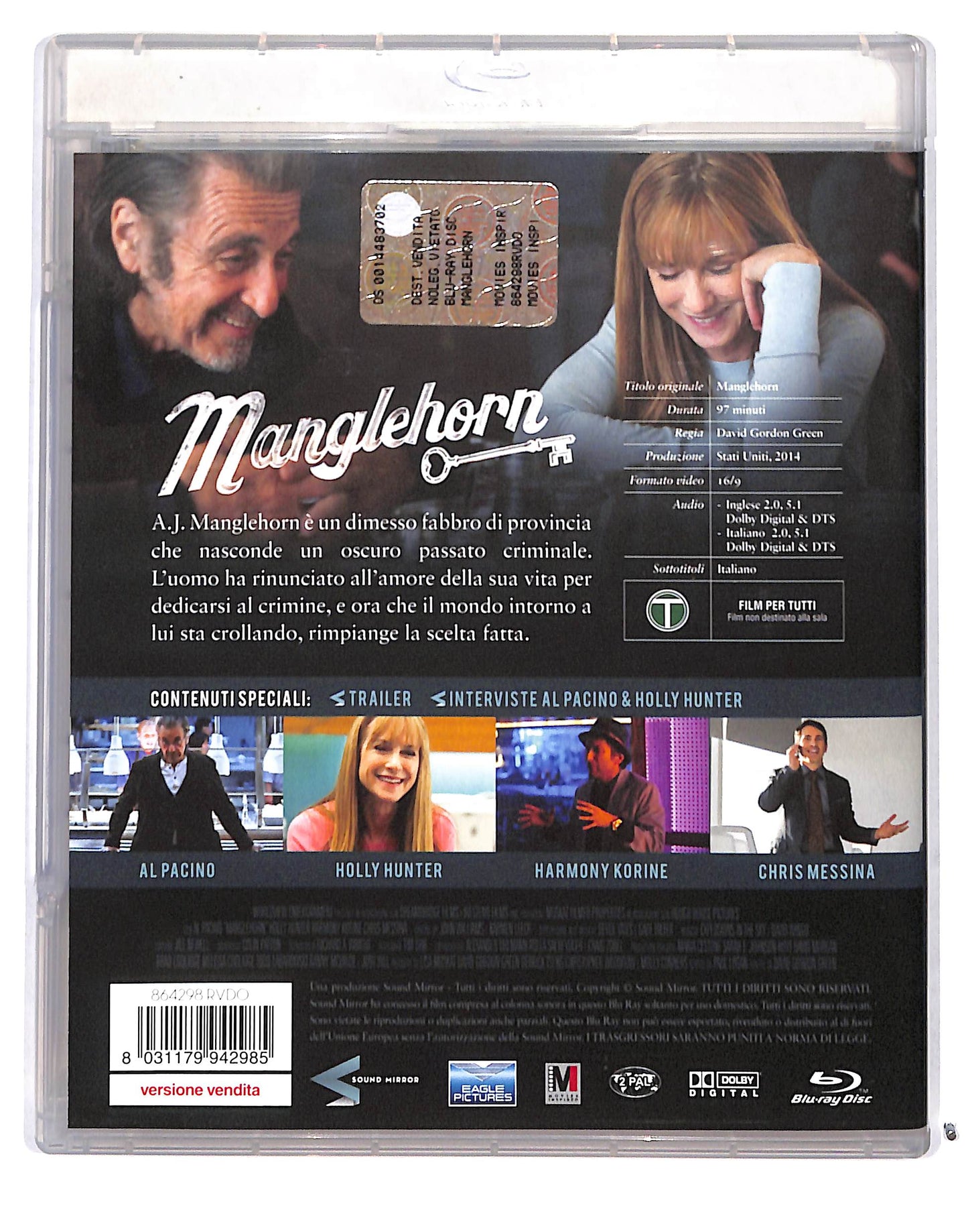 EBOND Manglehorn BLURAY BLURAY DB689702