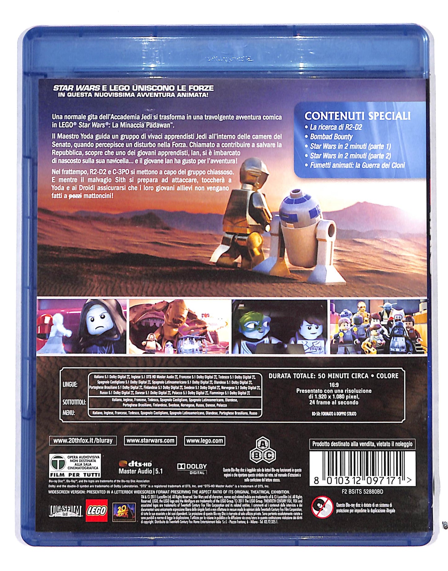EBOND LEGO Star Wars la Minaccia Padawan BLURAY DB689710