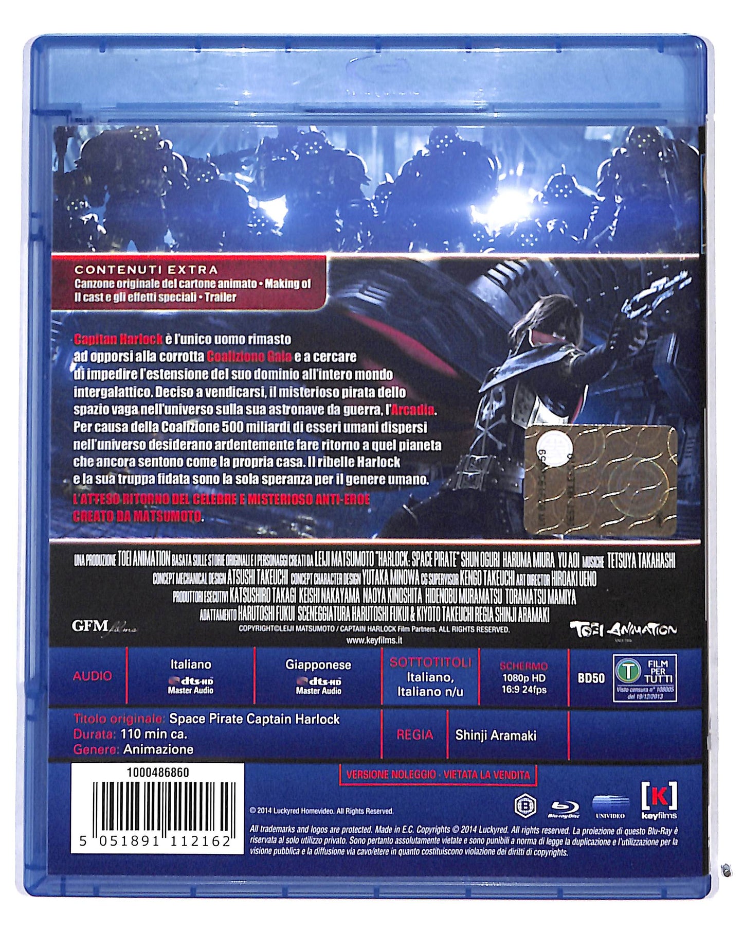 EBOND Capitan Harlock NOLEGGIO BLURAY BLURAY DB689741