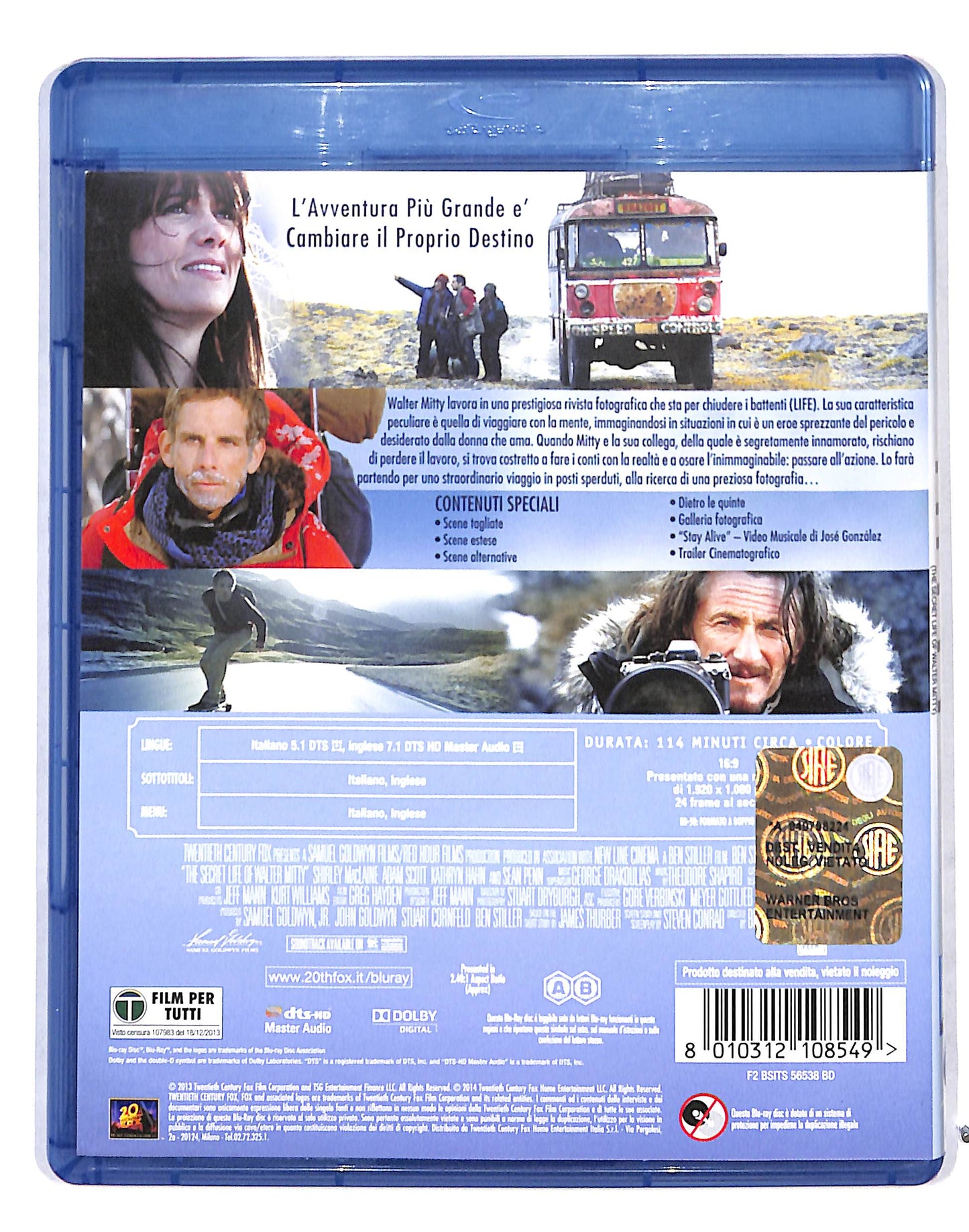 EBOND I Sogni Segreti Di Walter Mitty BLURAY BLURAY DB689744