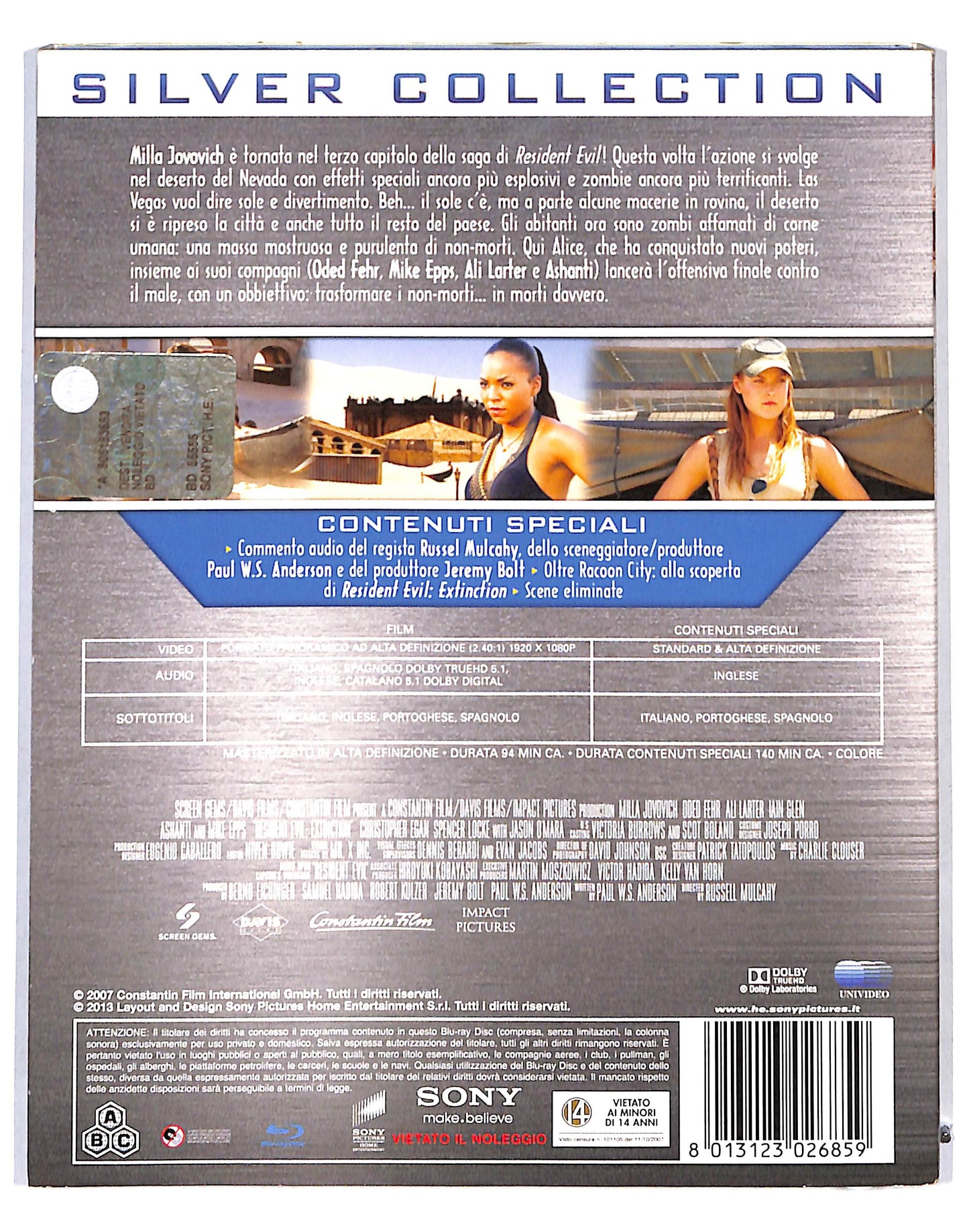 EBOND Resident Evil - Extinction (Silver) BLURAY BLURAY DB689745