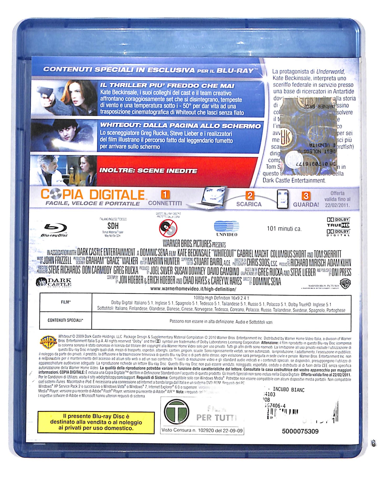 EBOND Whiteout - Incubo bianco BLURAY BLURAY DB689760