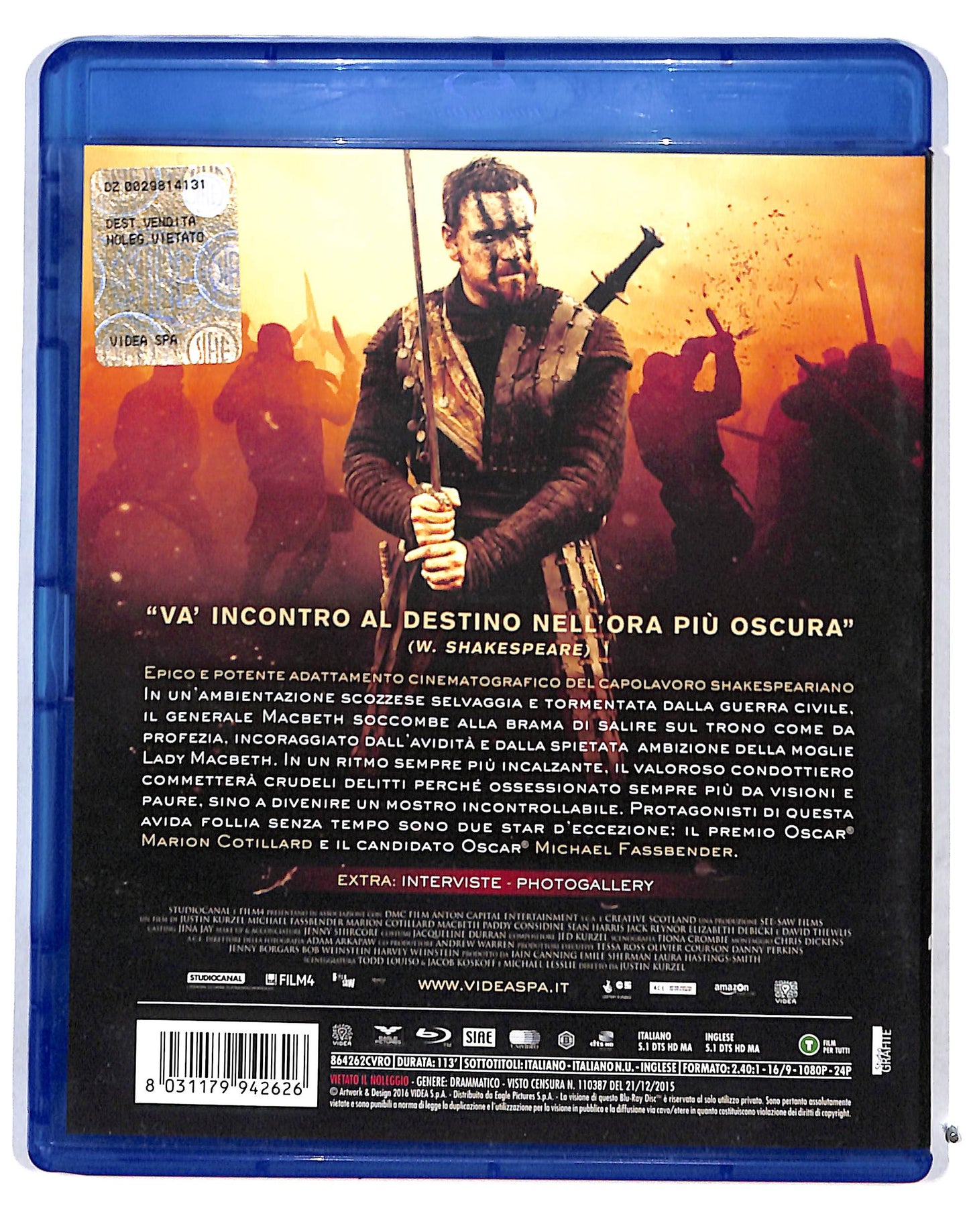 EBOND Macbeth BLURAY DB689762