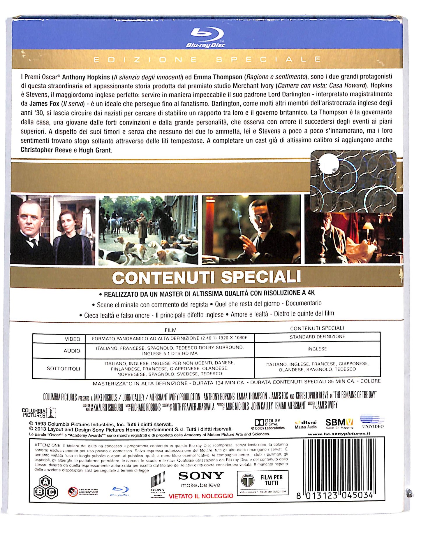 EBOND Quel che resta del giorno BLURAY DB689772
