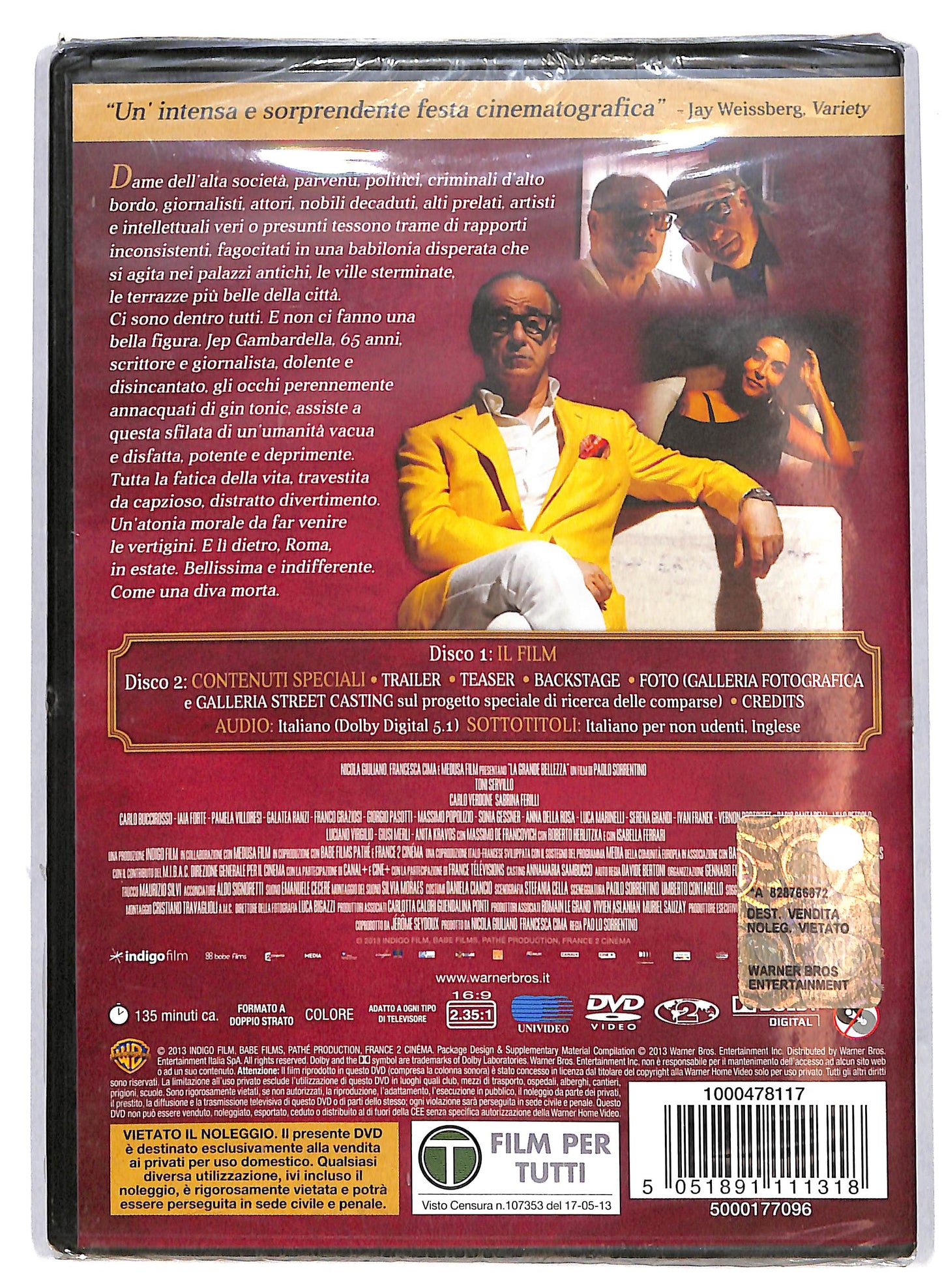 EBOND La grande bellezza Edizione Speciale DVD DB689823