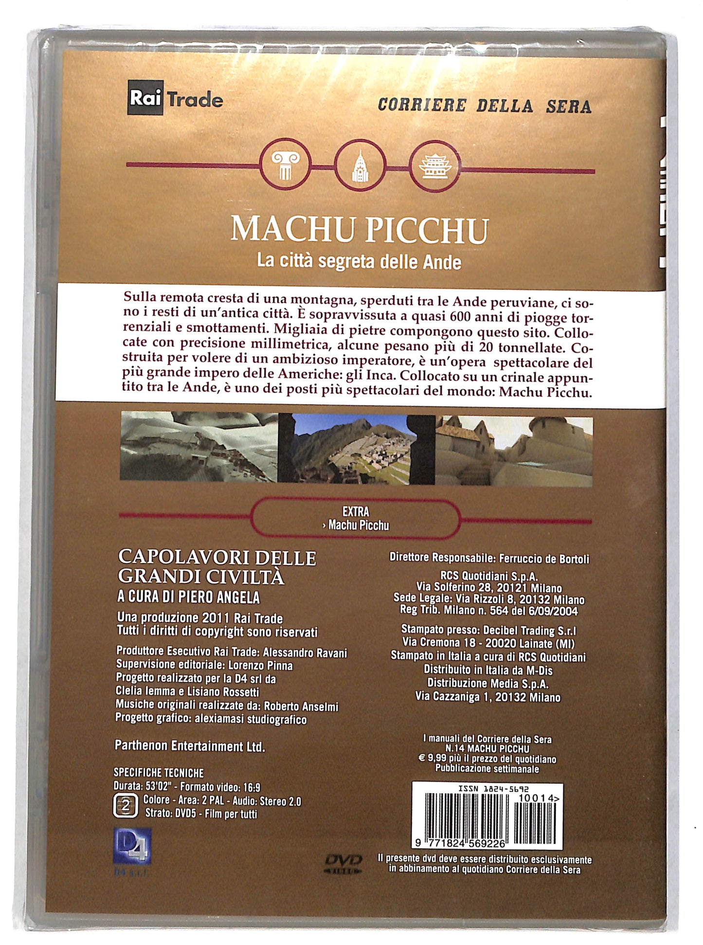 EBOND Machu Picchu - la citta segreta delle ande EDITORIALE DVD DB689921