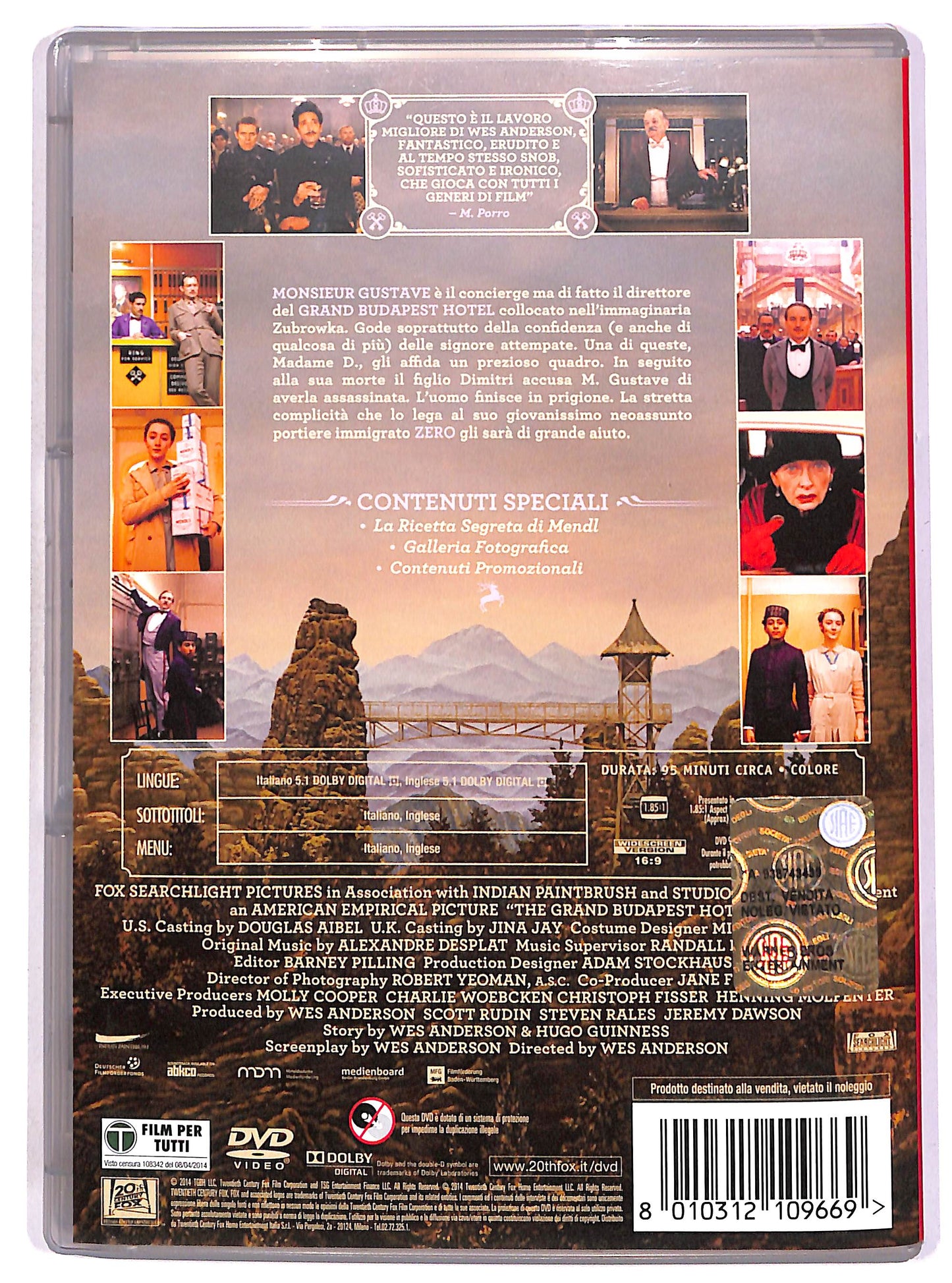 EBOND Grand Budapest Hotel DVD DB689942