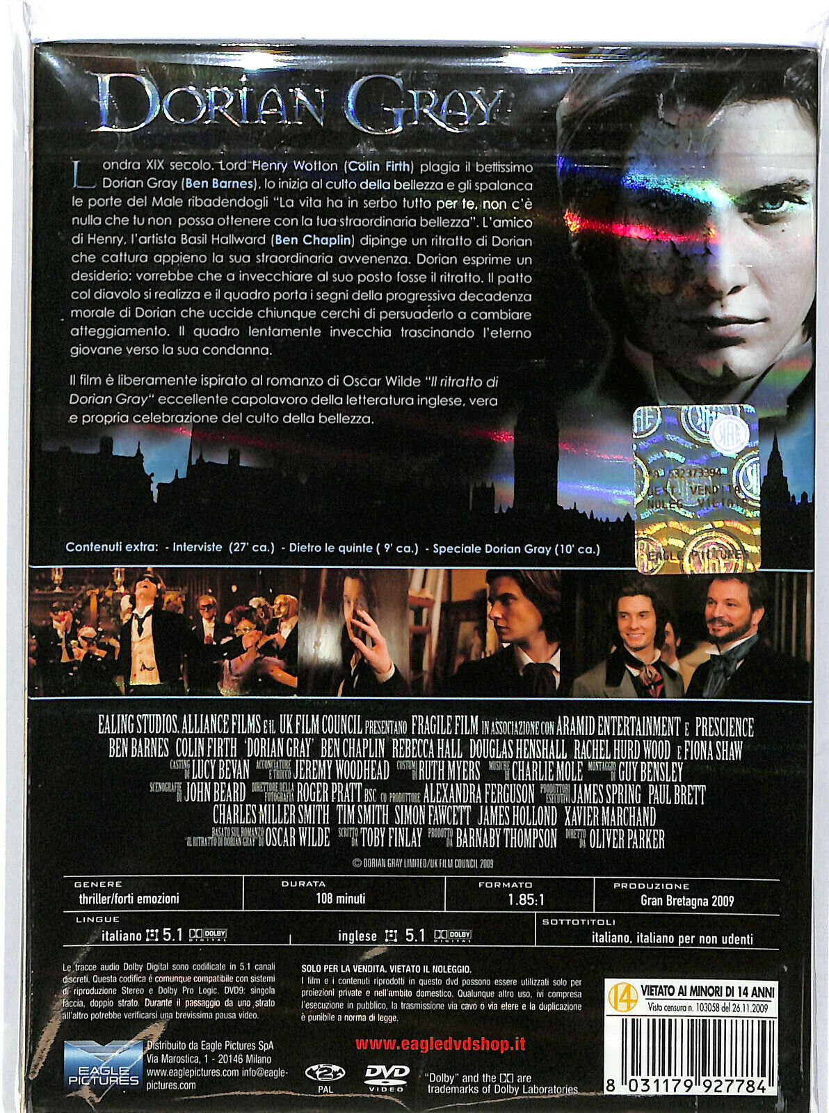 EBOND Dorian Gray (film) DVD DB690140