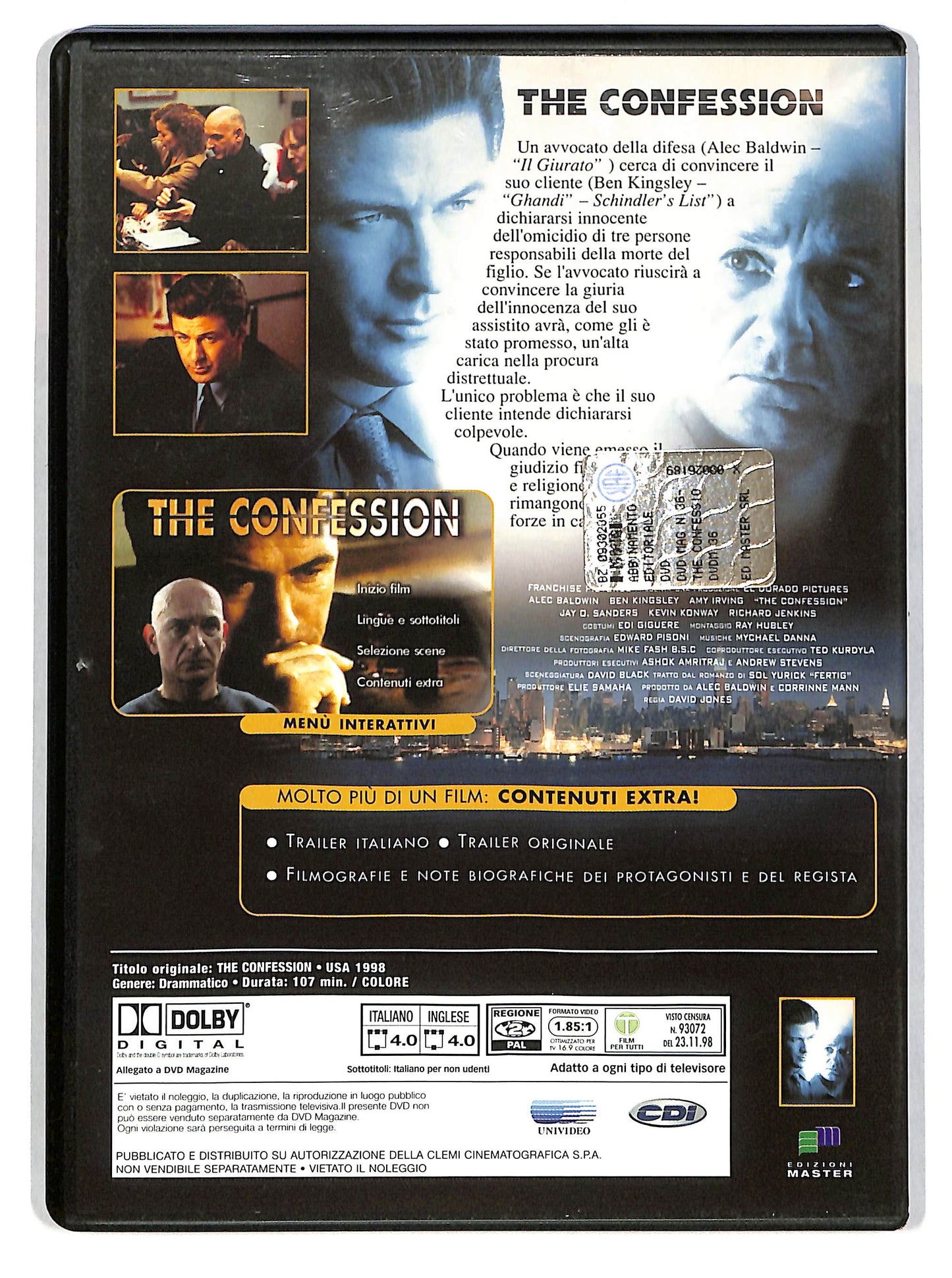 EBOND The Confession EDITORIALE DVD DB690146