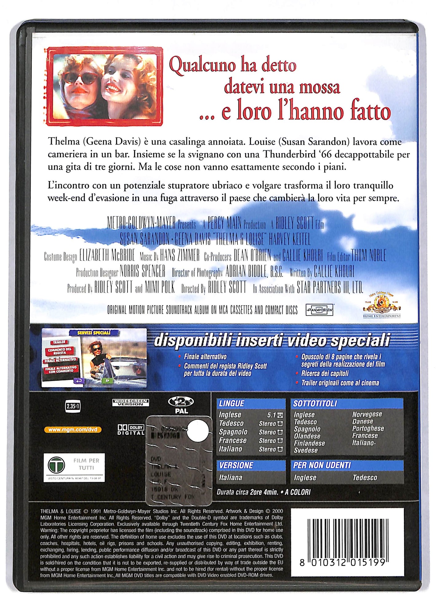 EBOND Thelma & Louise NOLEGGIO DVD DB690155