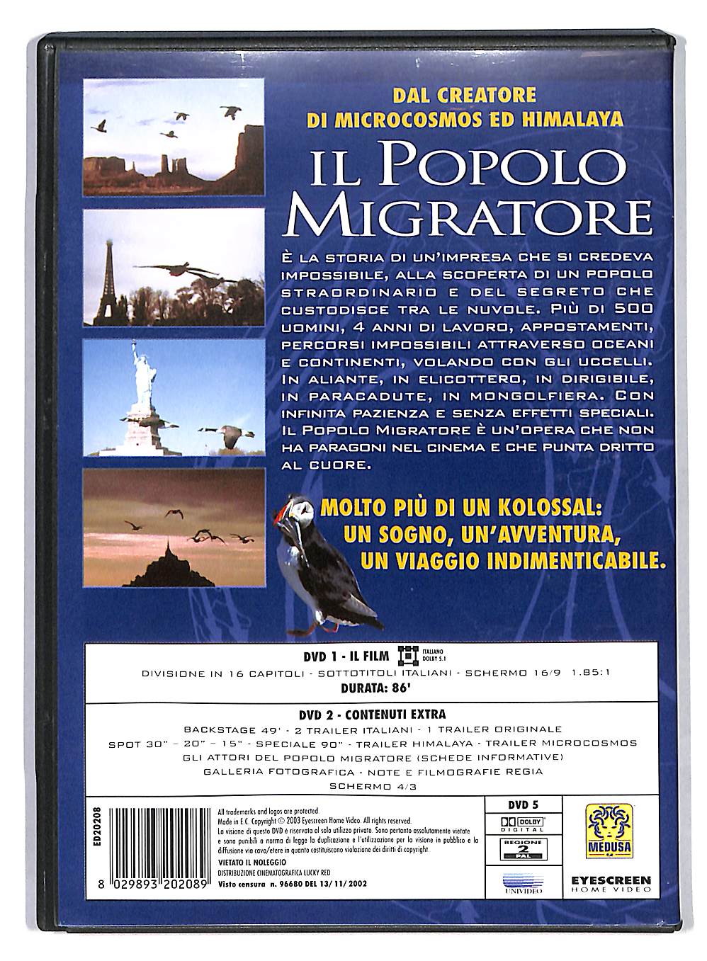 EBOND Il popolo migratore EDIZIONE SPECIALE 2 dischi DVD DB690159