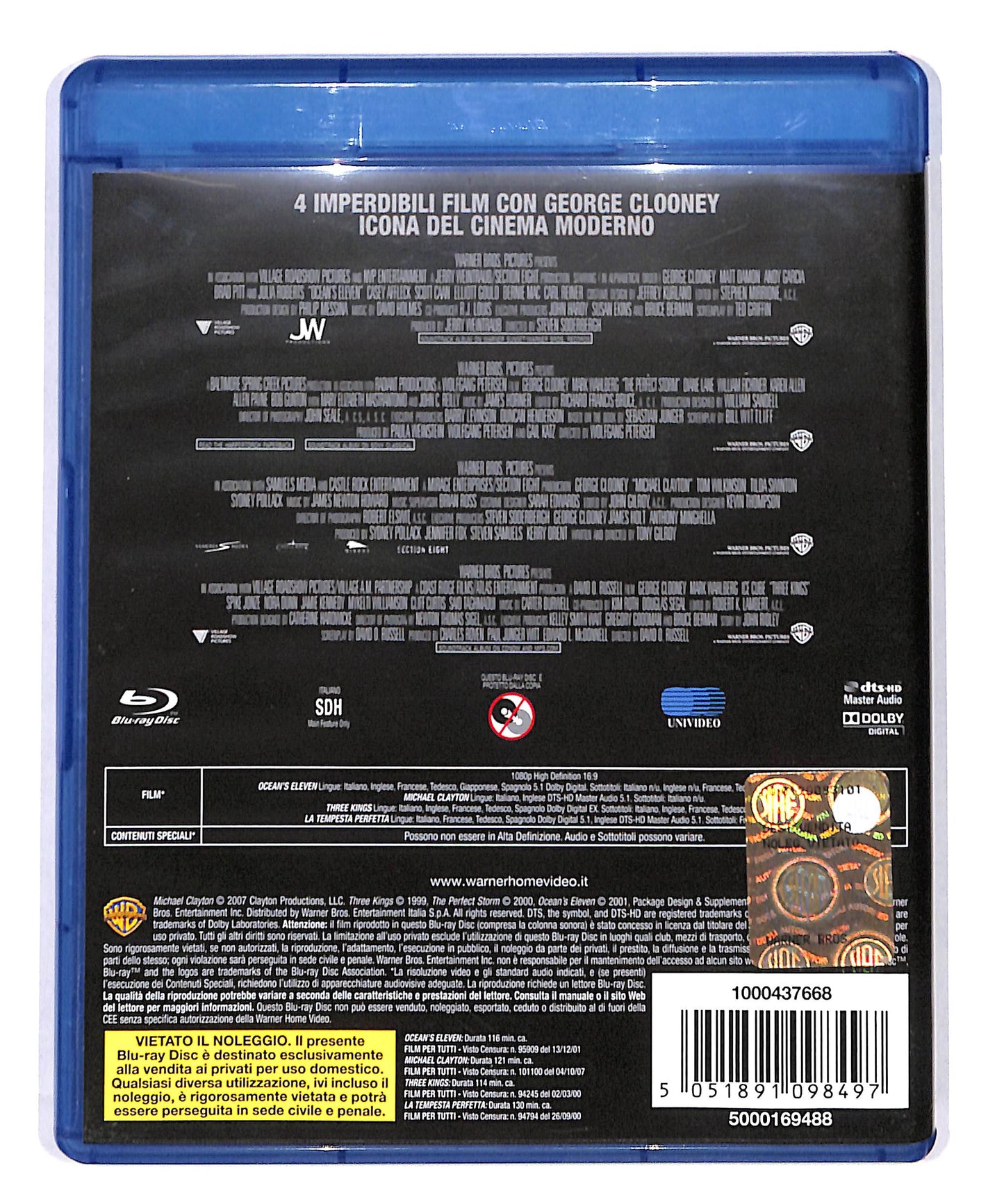 EBOND 4 grandi film George Clooney collection BLURAY DB690711
