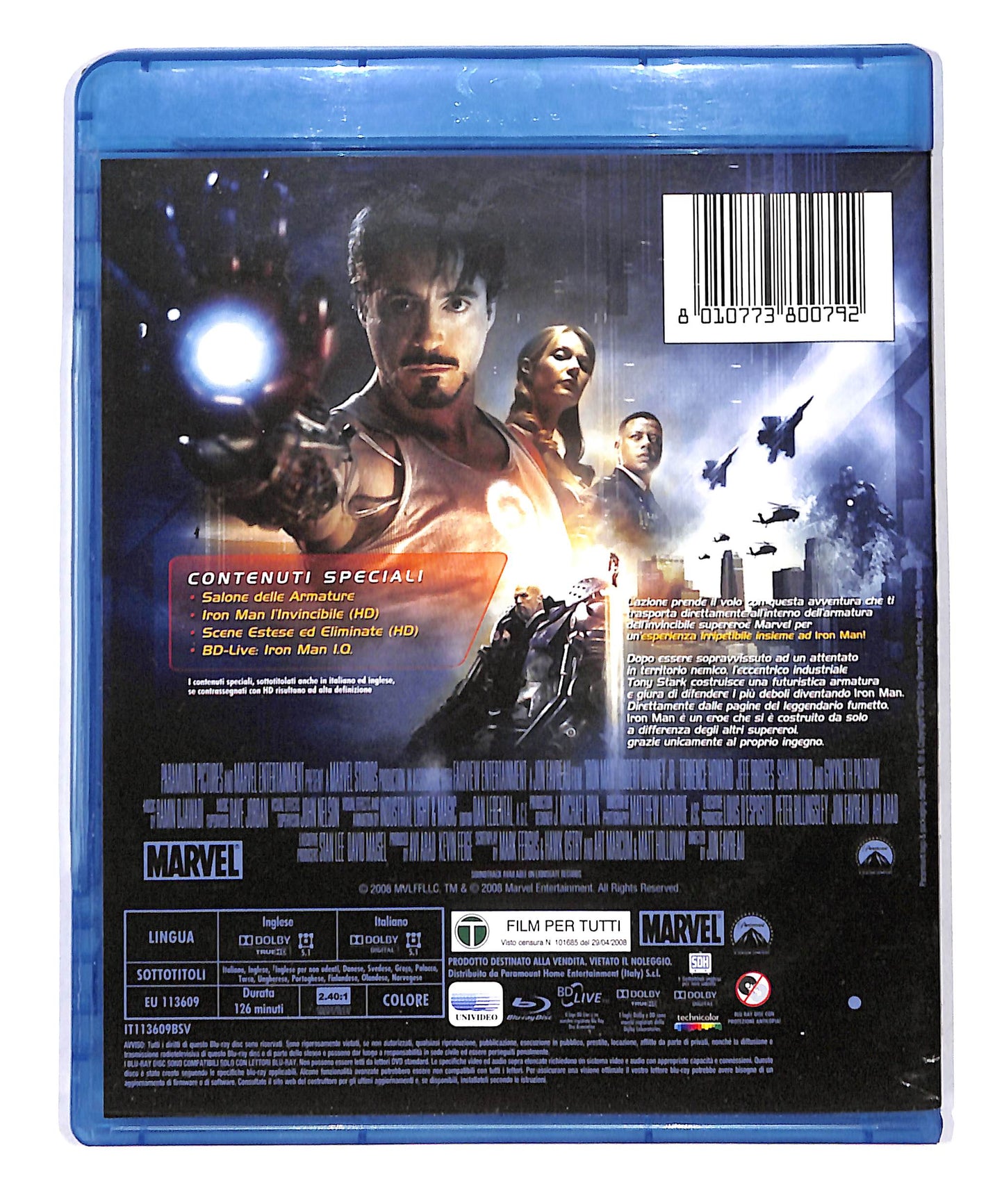 EBOND Iron Man BLURAY DB690718
