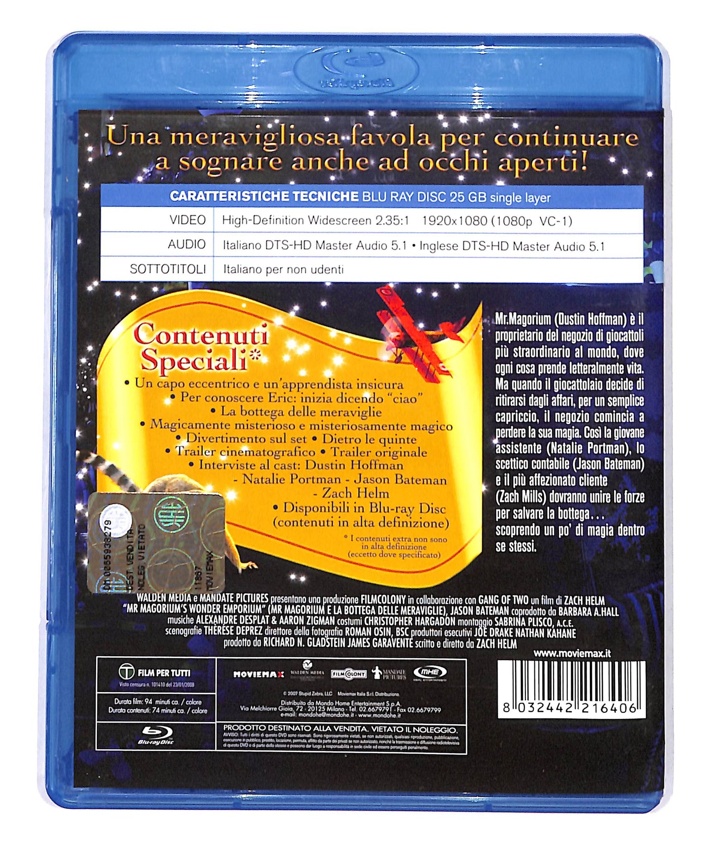 EBOND Mr Magorium e La Bottega Delle Meraviglie BLURAY DB690748
