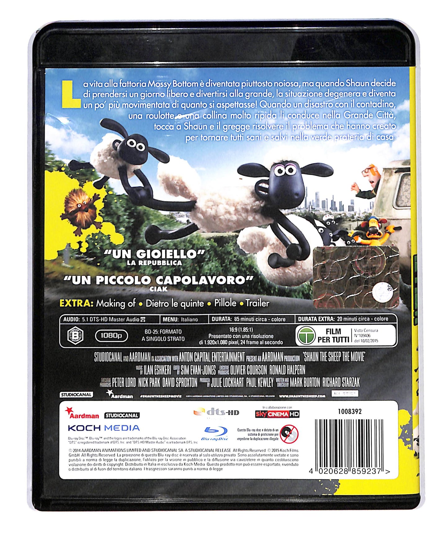 EBOND Shaun Vita da pecora Il film BLURAY DB690751