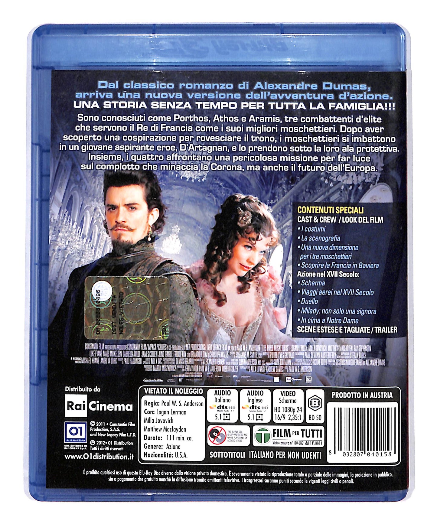 EBOND I Tre Moschettieri BLURAY 3D BLURAY DB690754
